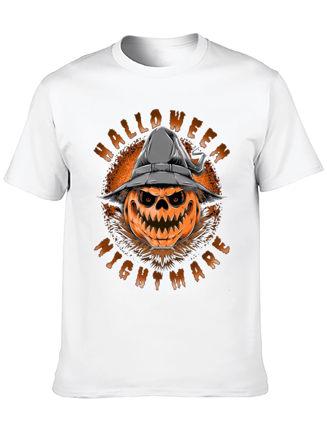 Halloween Nightmare Pumpkin Witch T-Shirt