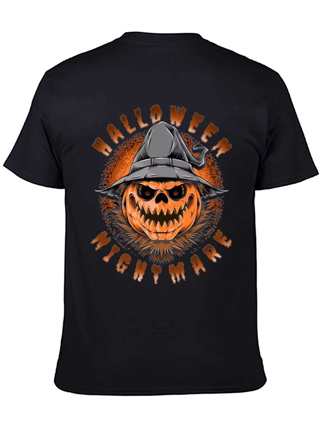 Halloween Nightmare Pumpkin Witch T-Shirt