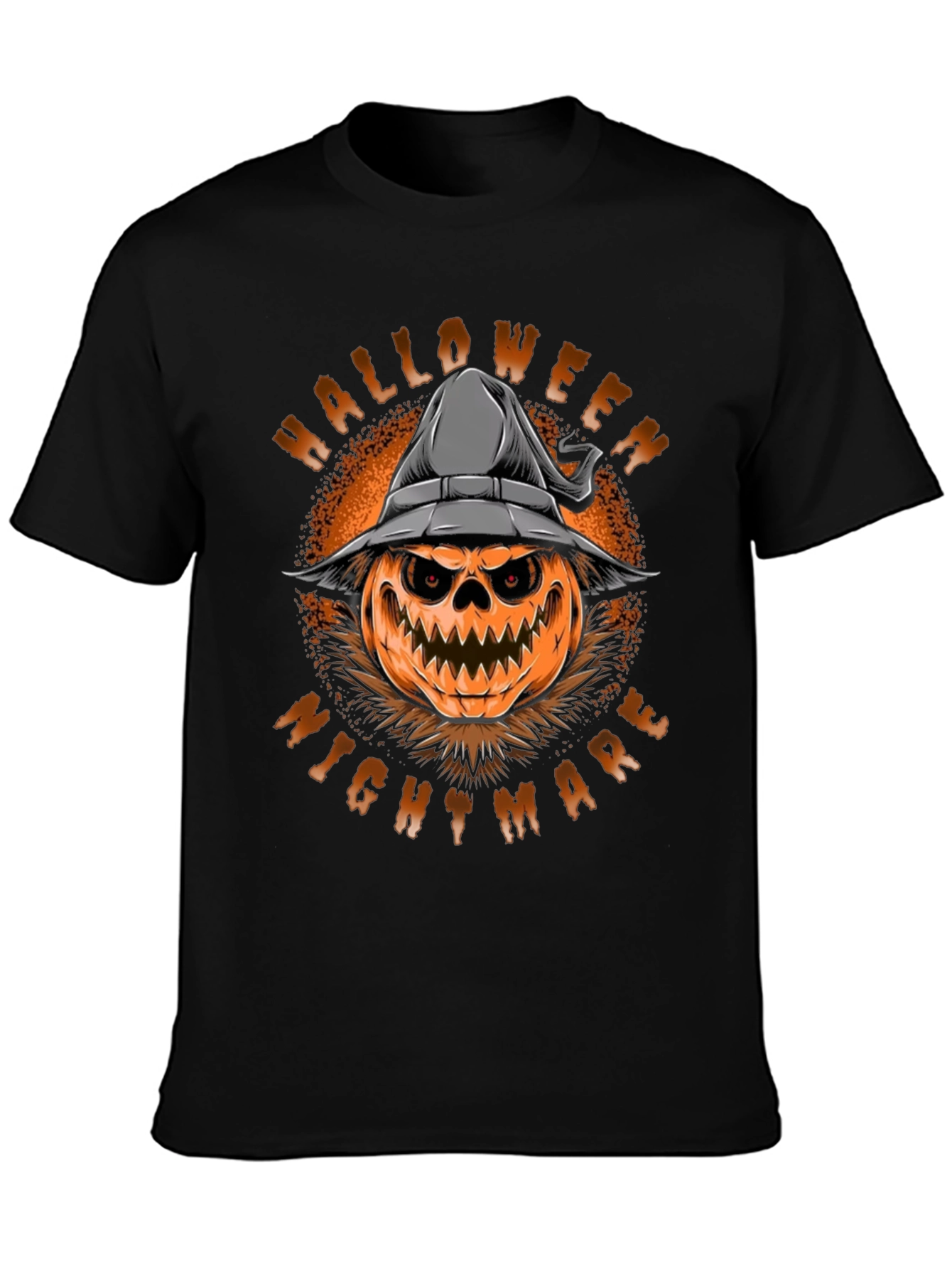 Halloween Nightmare Pumpkin Witch T-Shirt