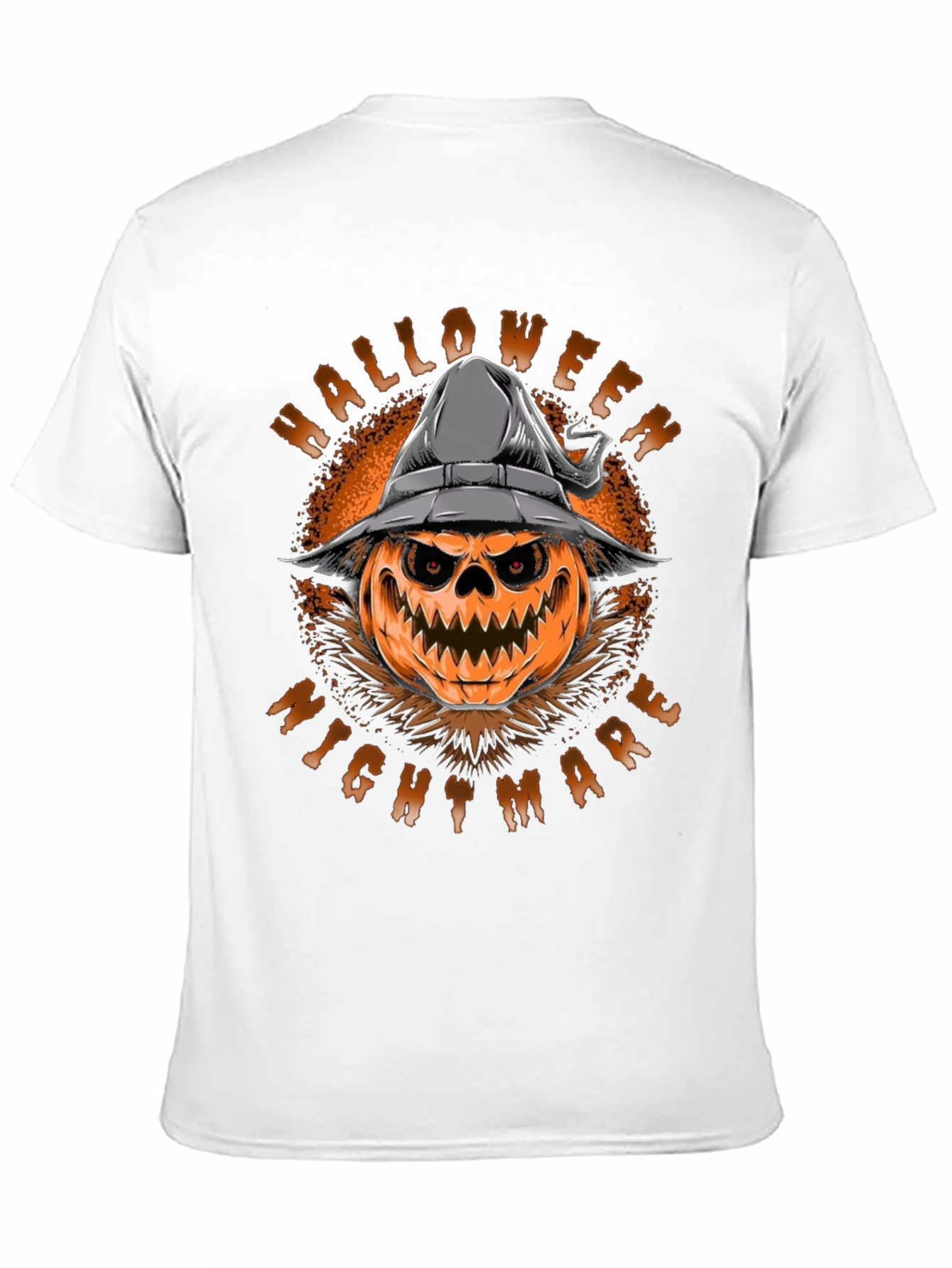 Halloween Nightmare Pumpkin Witch T-Shirt