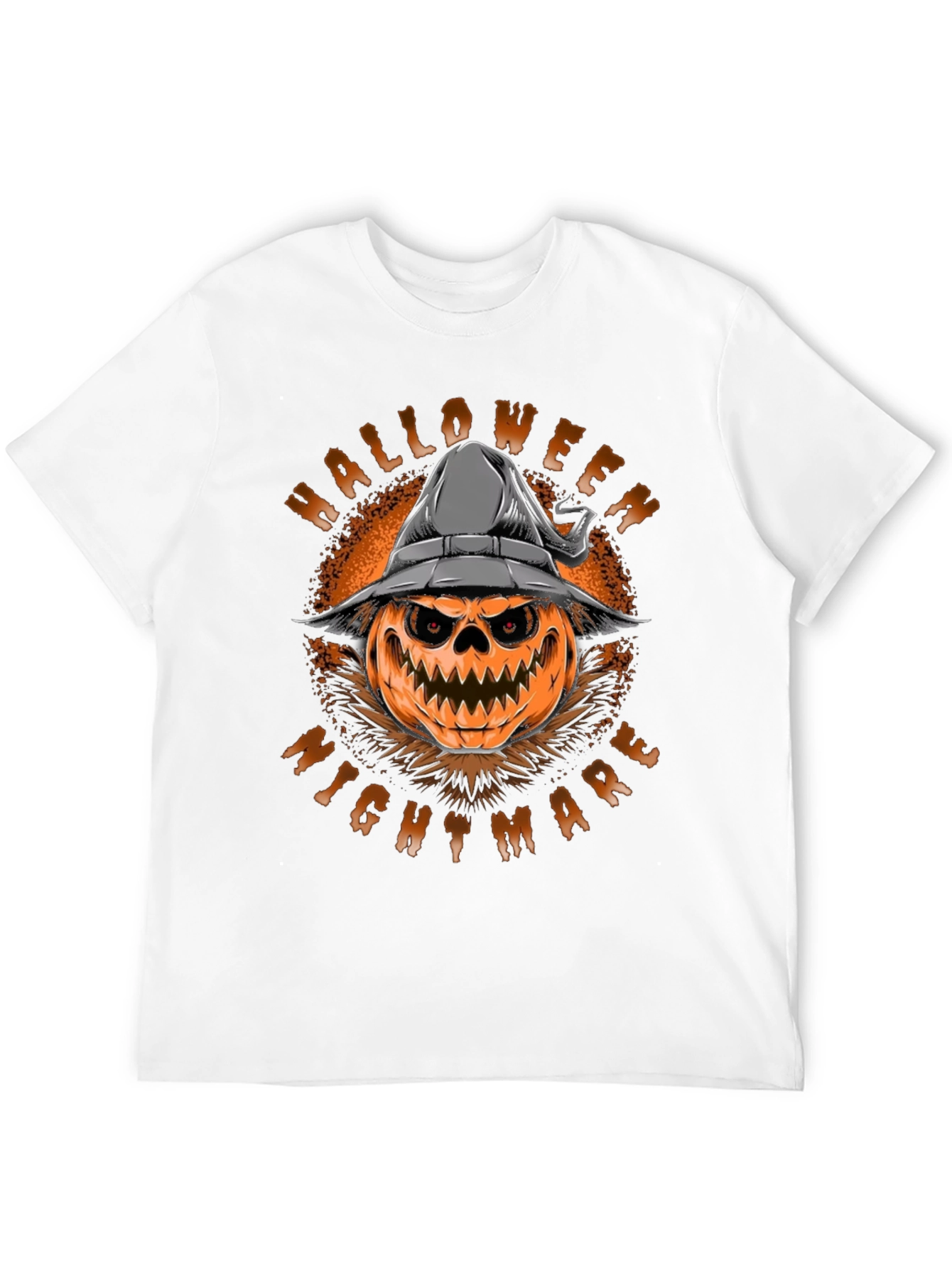 Halloween Nightmare Pumpkin Witch T-Shirt