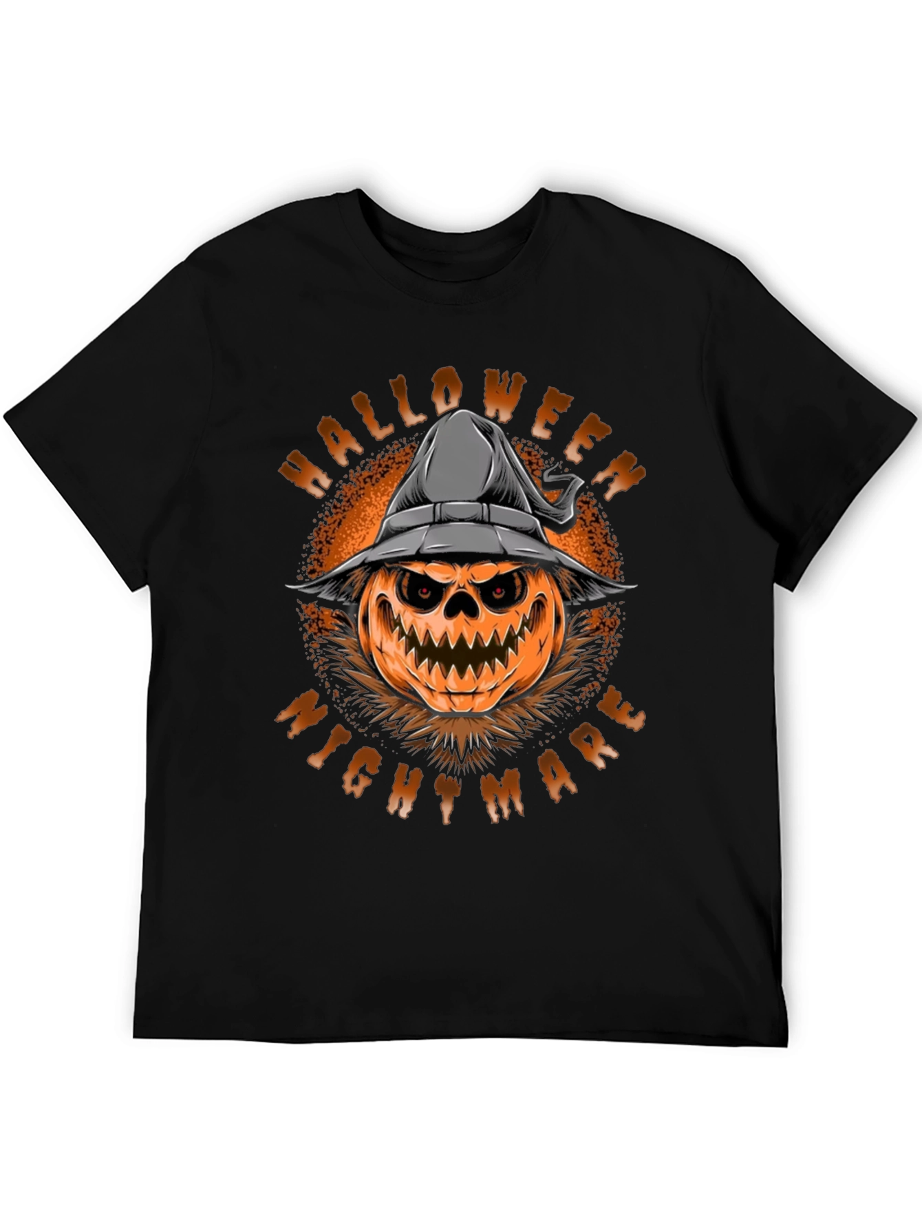 Halloween Nightmare Pumpkin Witch T-Shirt