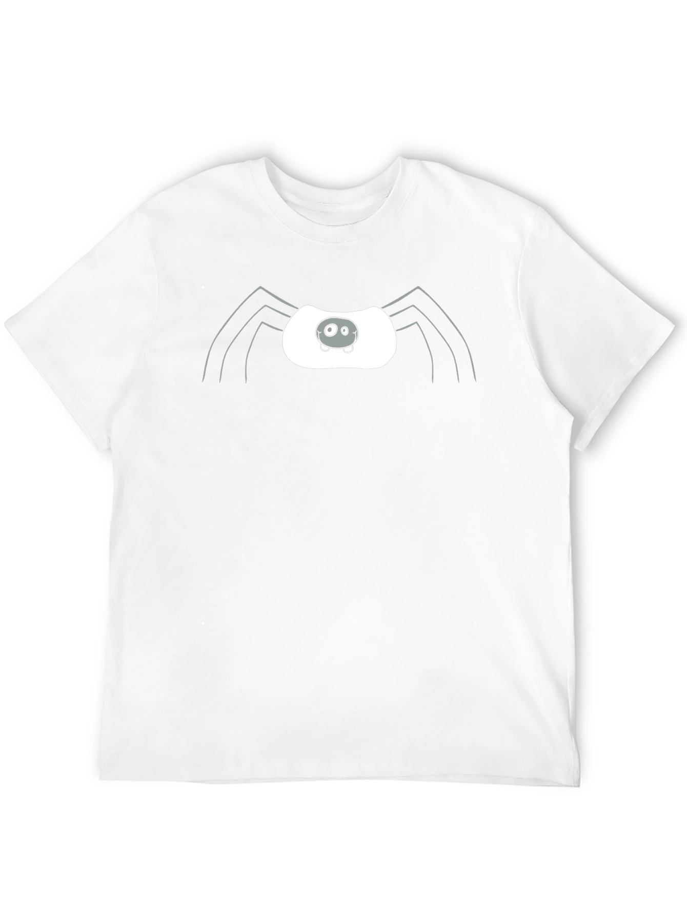 Cartoon Spider Graphic Black T-Shirt
