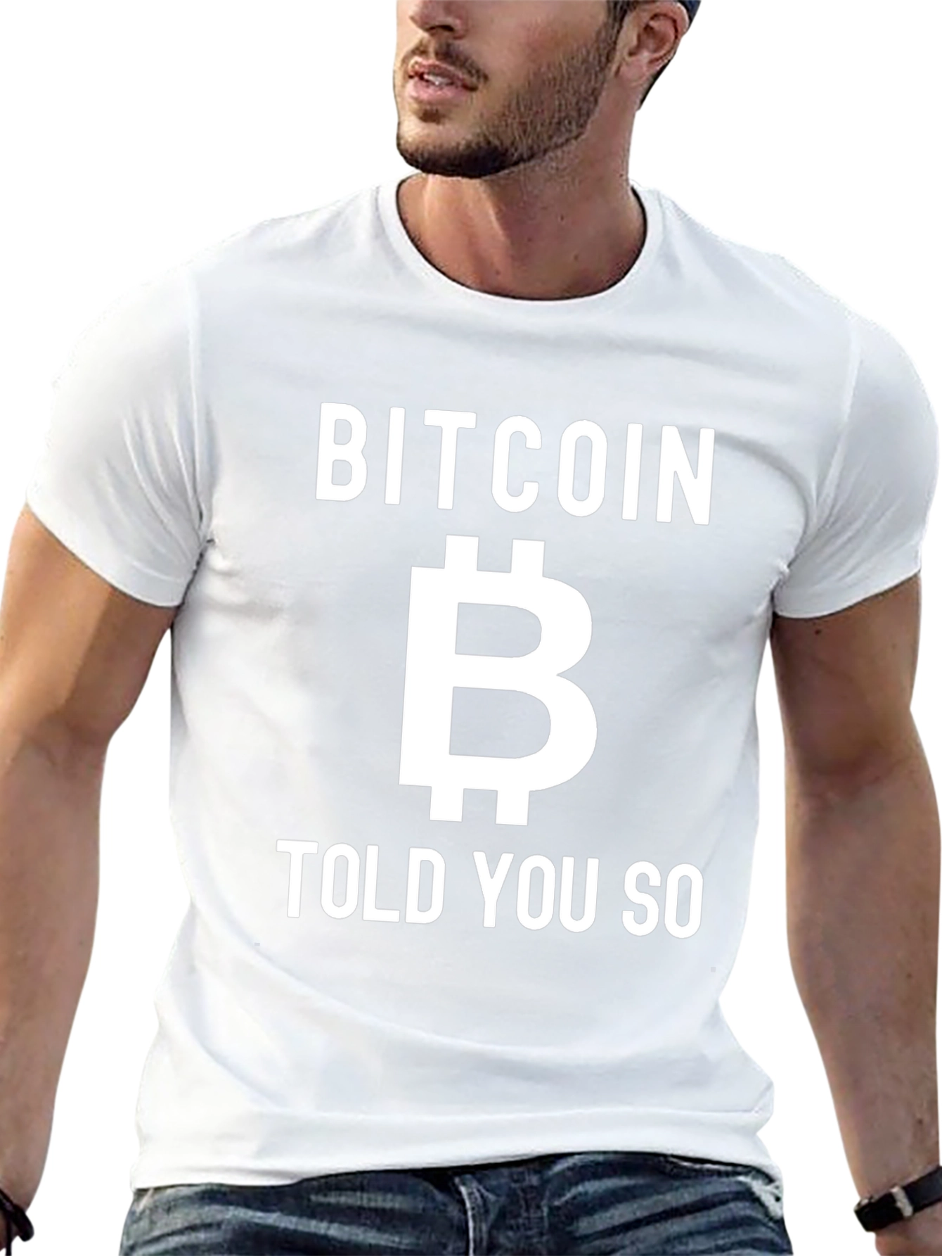 Bitcoin Told You So Graphic Tee - Black