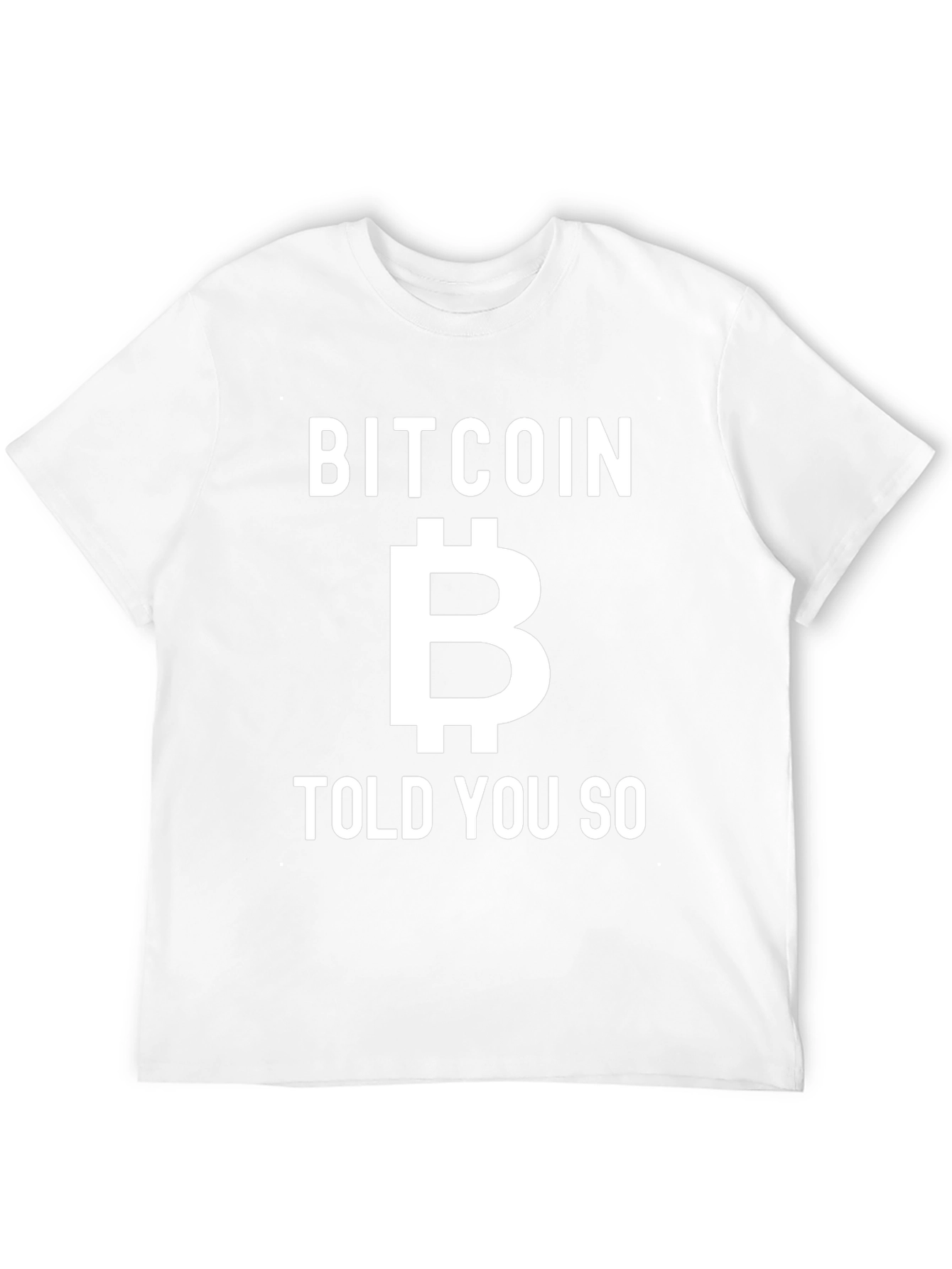 Bitcoin Told You So Graphic Tee - Black