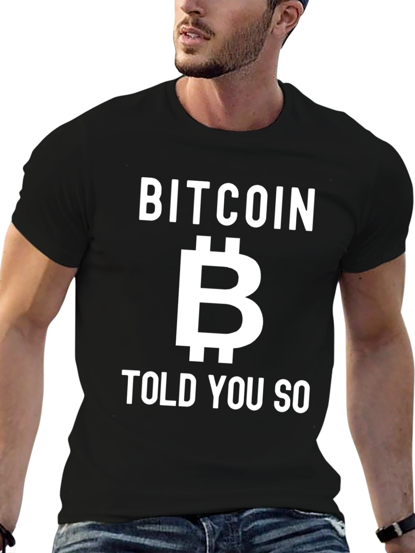 Bitcoin Told You So Graphic Tee - Black