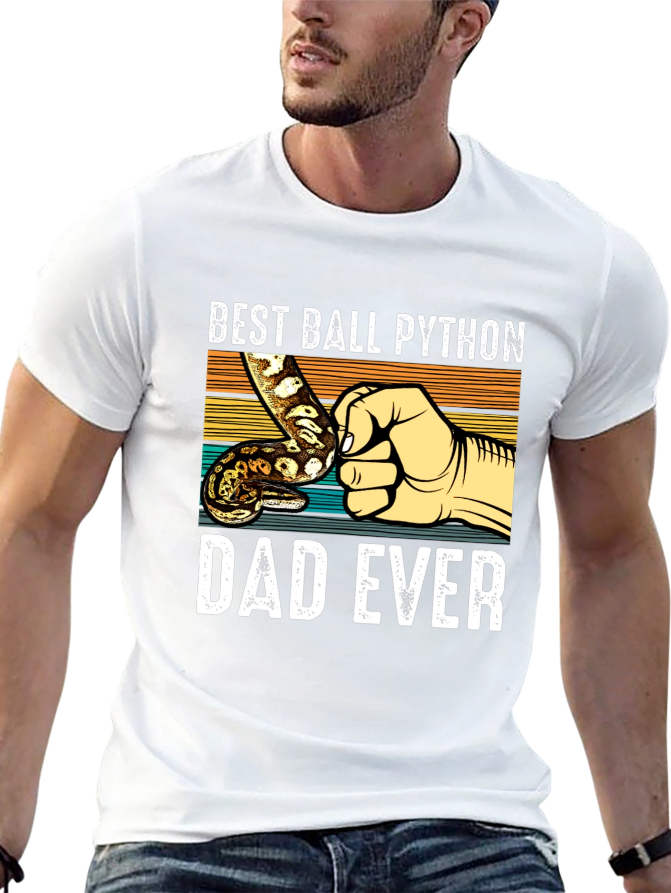 Best Ball Python Dad Ever T-Shirt