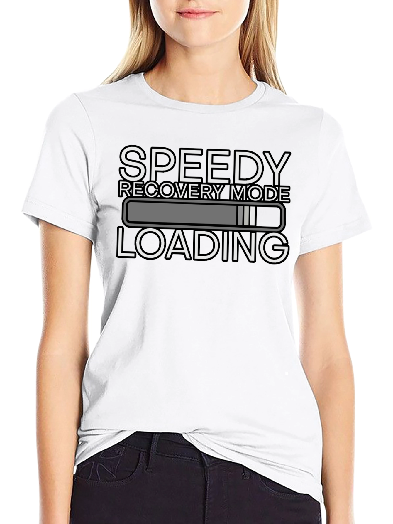 Speedy Recovery Mode Loading Funny Graphic T-Shirt