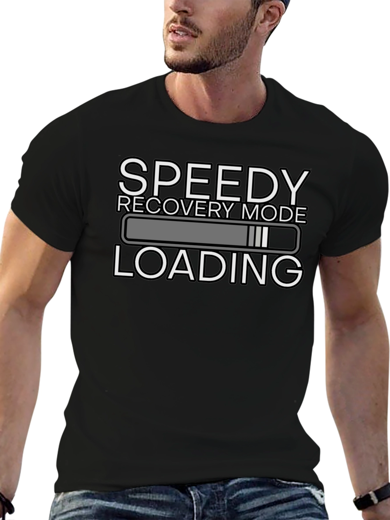Speedy Recovery Mode Loading Funny Graphic T-Shirt