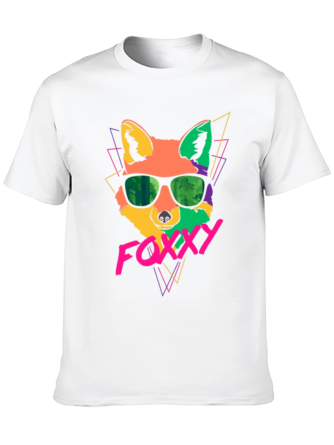 Funky Fox T-Shirt - Retro 80s Style