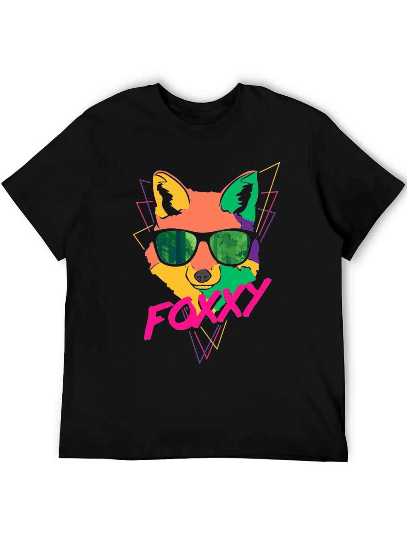 Funky Fox T-Shirt - Retro 80s Style
