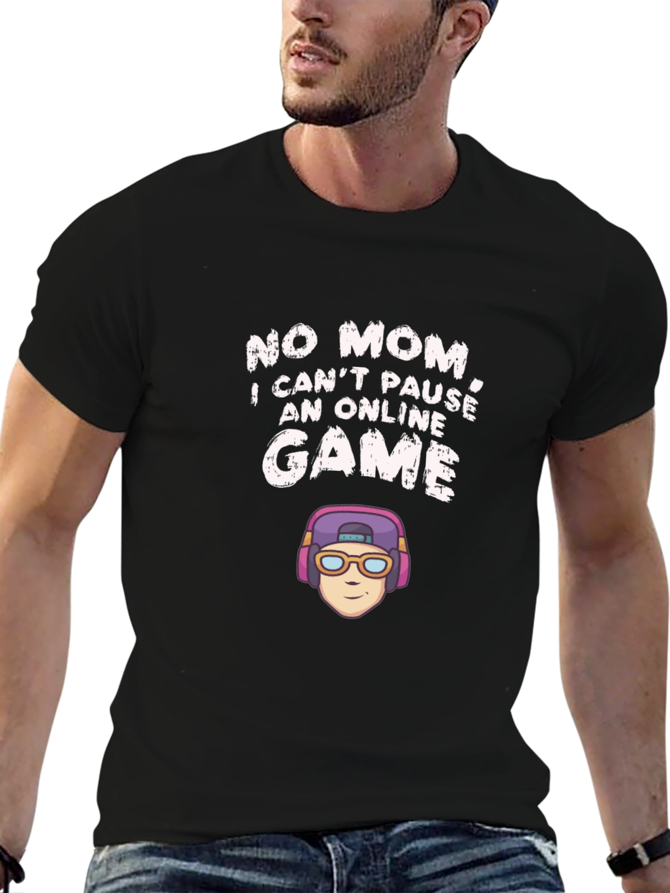 Funny Gamer T-Shirt - No Pause Online Game