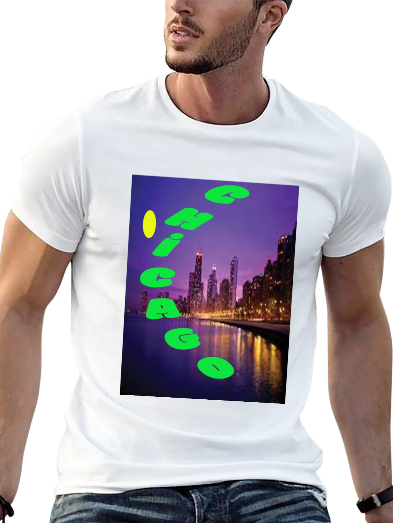 Night City Graphic Tee - Modern Style