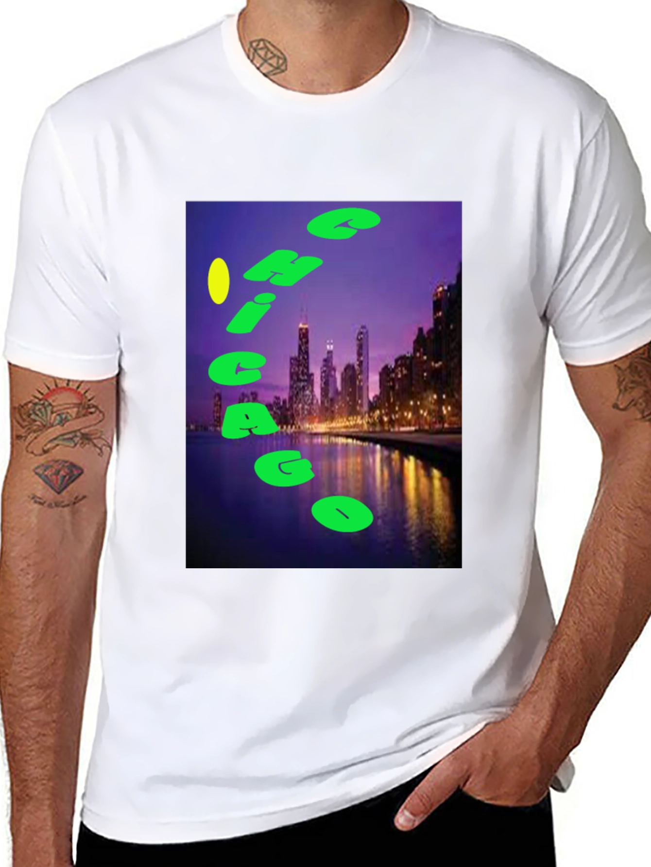 Night City Graphic Tee - Modern Style