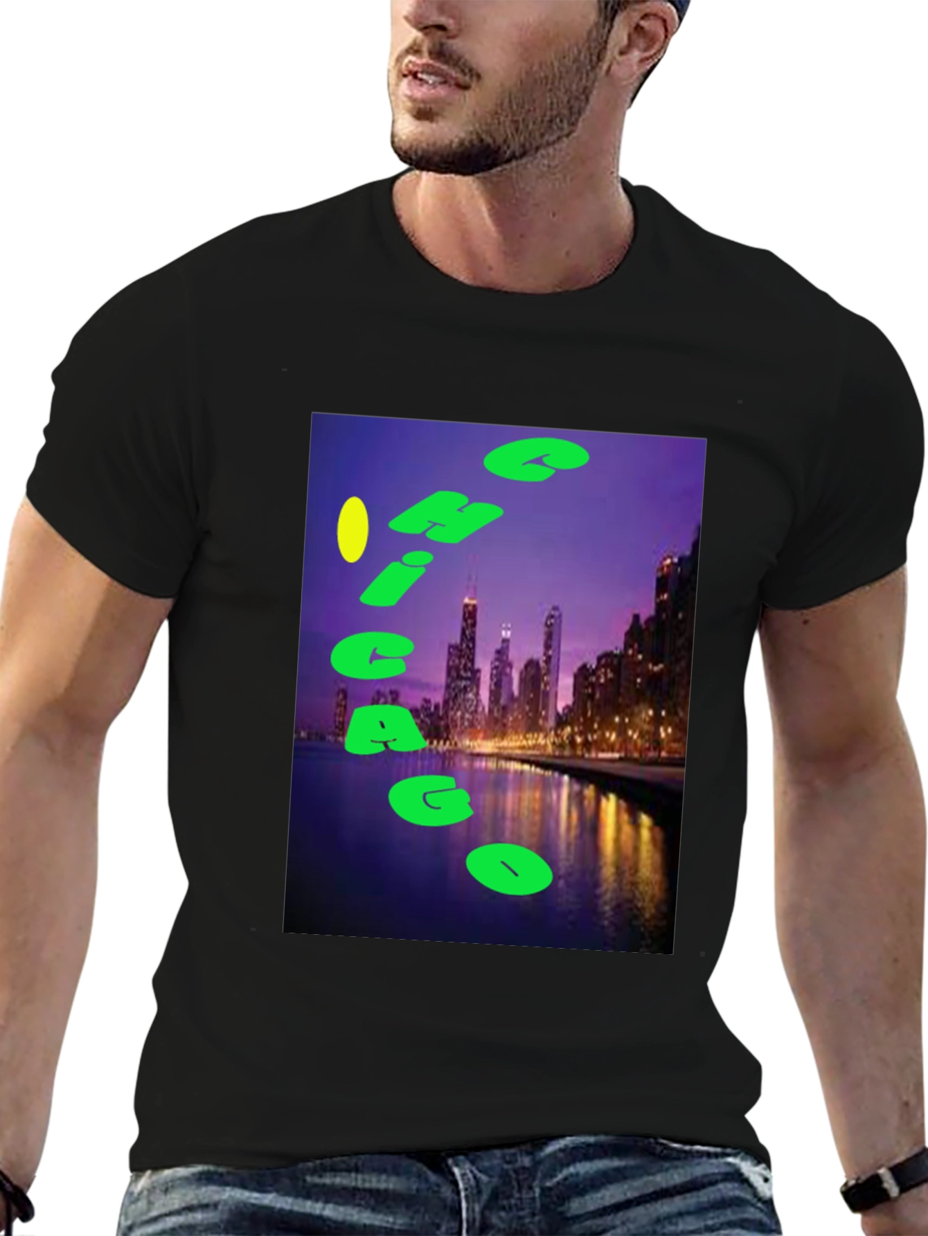 Night City Graphic Tee - Modern Style