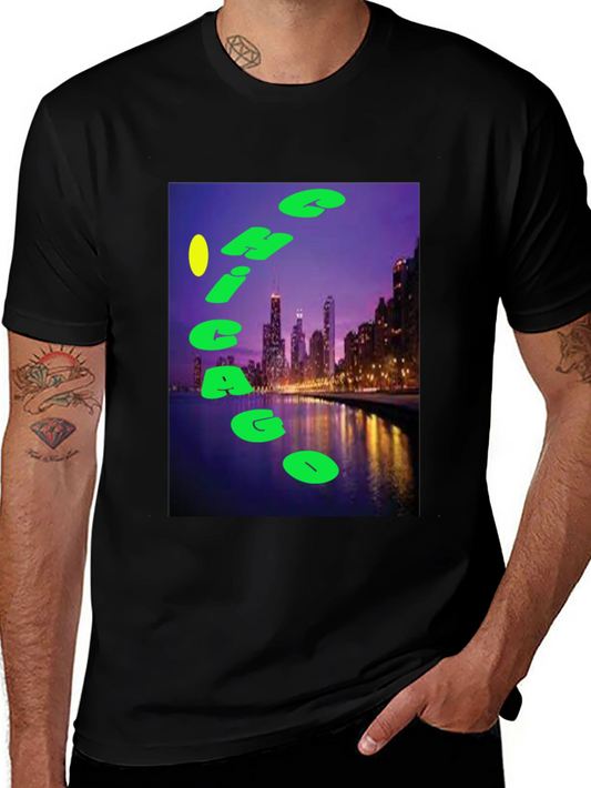 Night City Graphic Tee - Modern Style