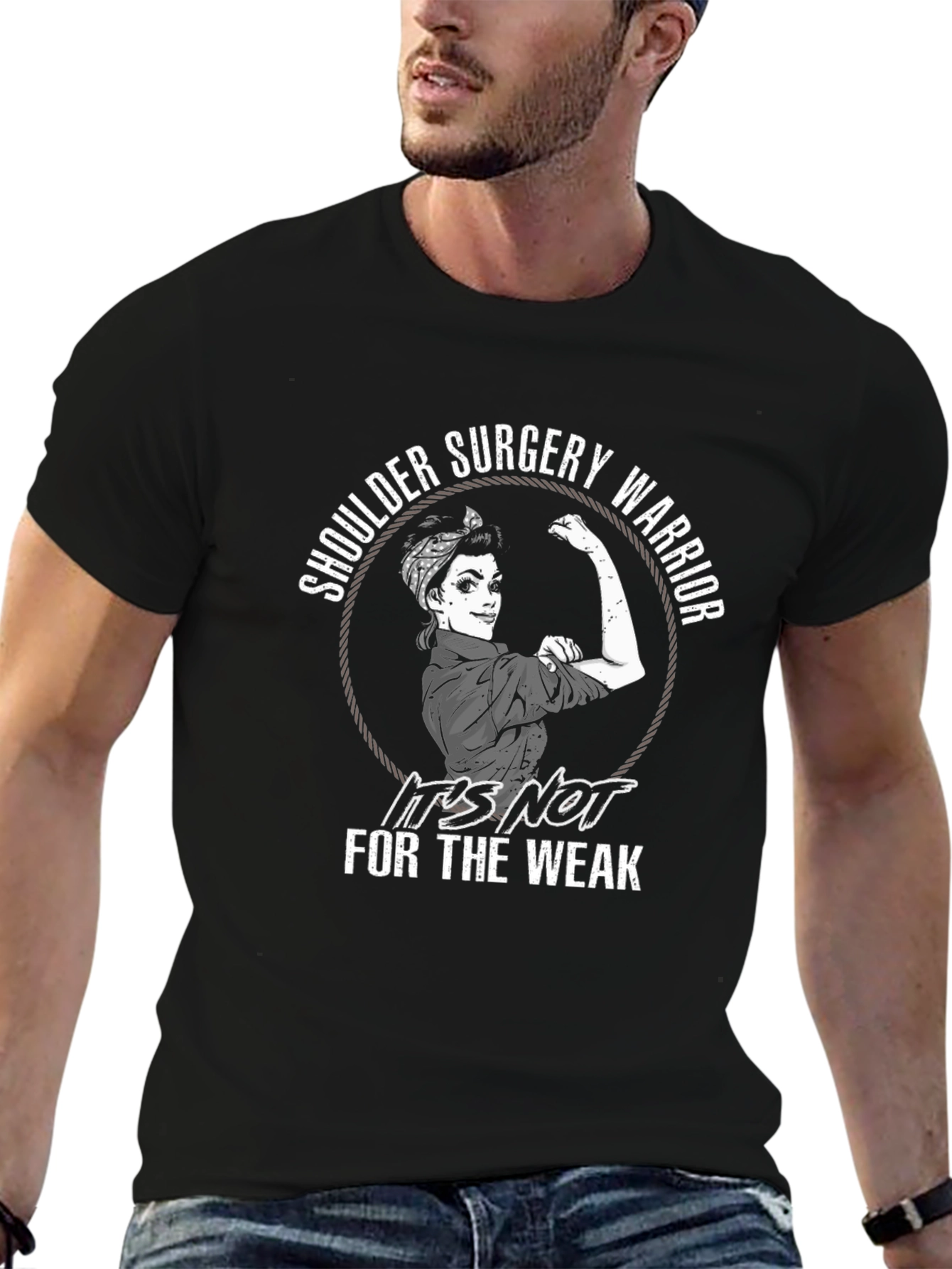 Shoulder Surgery Warrior Graphic T-Shirt