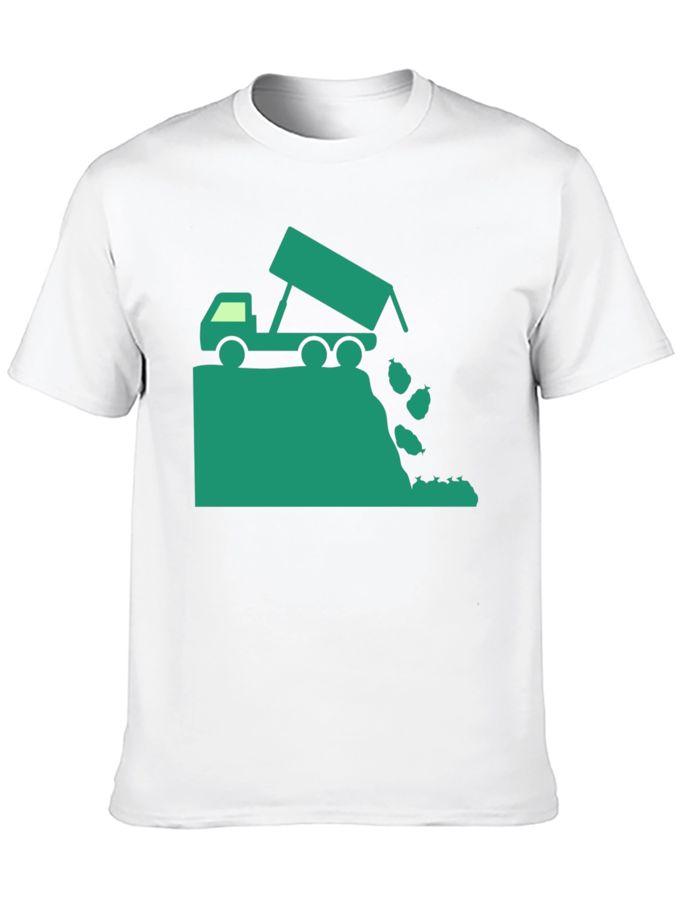 Dump Truck Graphic Tee - Black Short Sleeve
