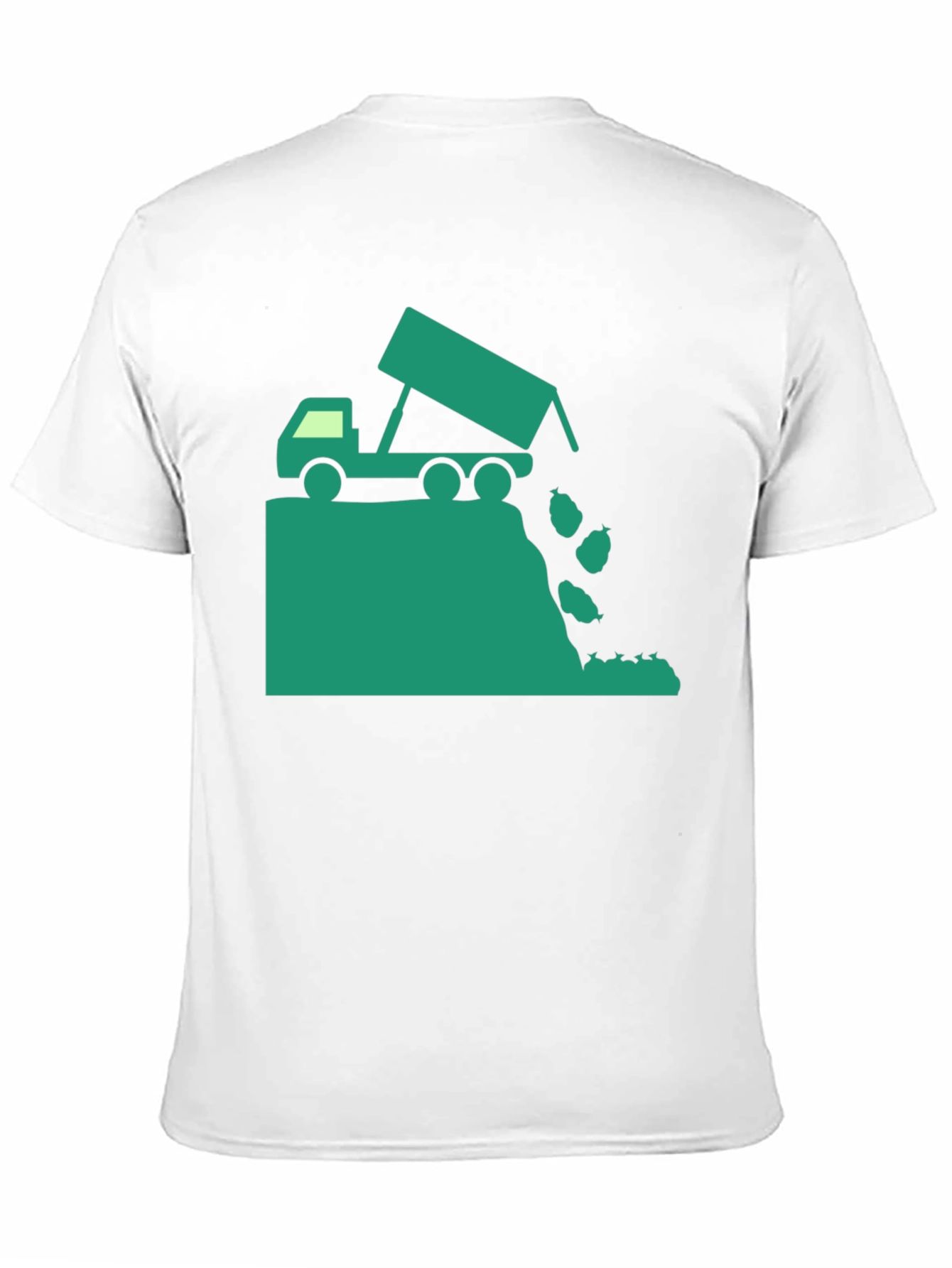 Dump Truck Graphic Tee - Black Short Sleeve