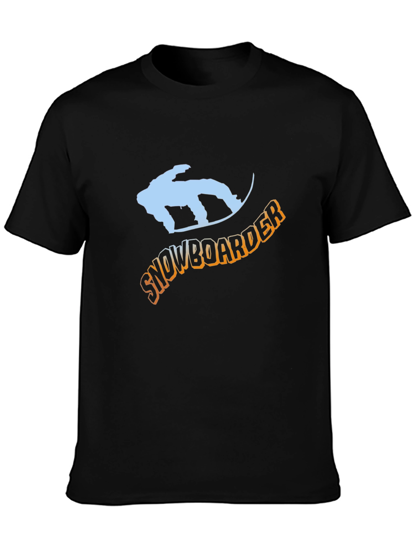 Snowboarder Graphic Tee - Black T-Shirt