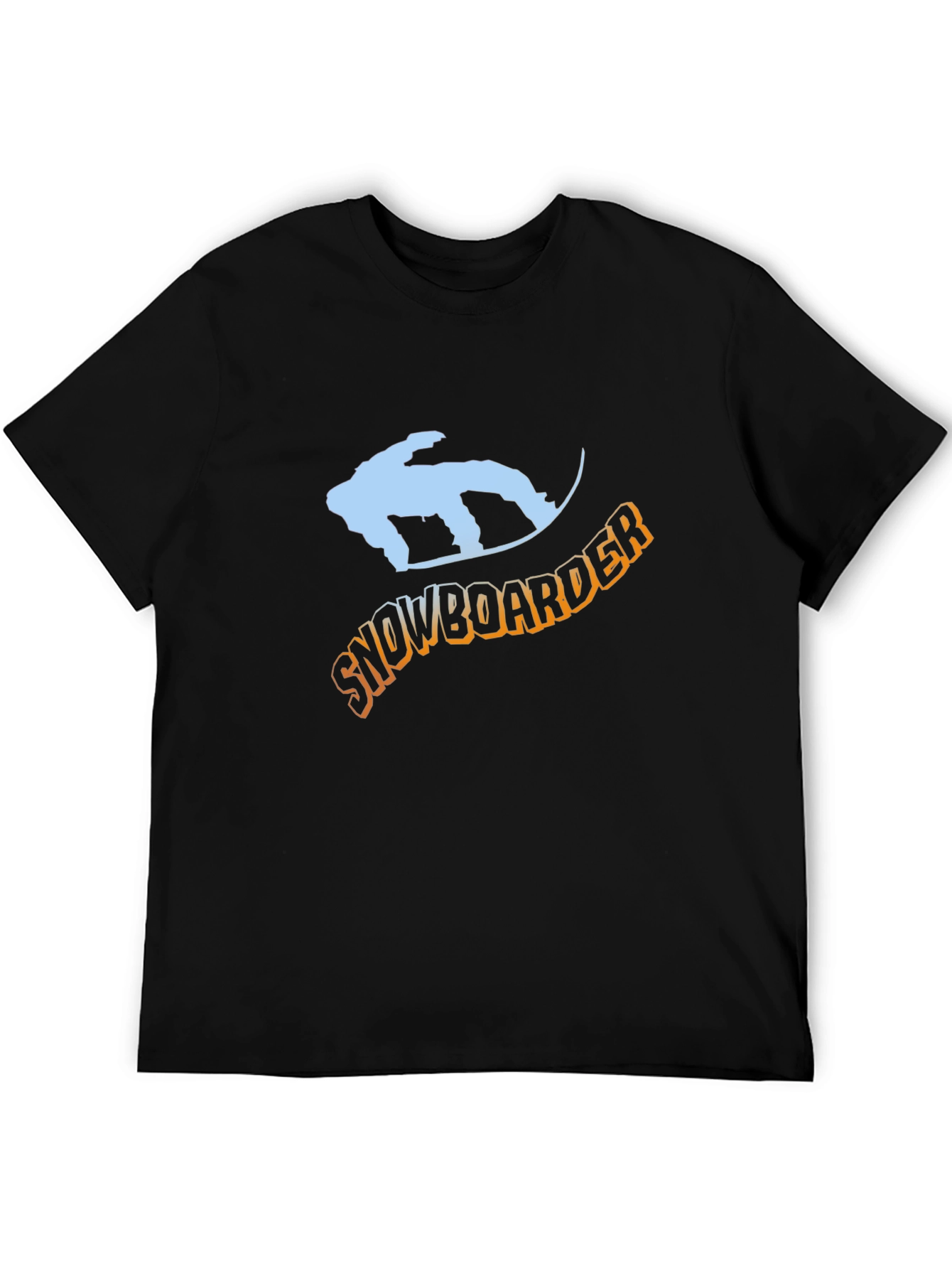Snowboarder Graphic Tee - Black T-Shirt