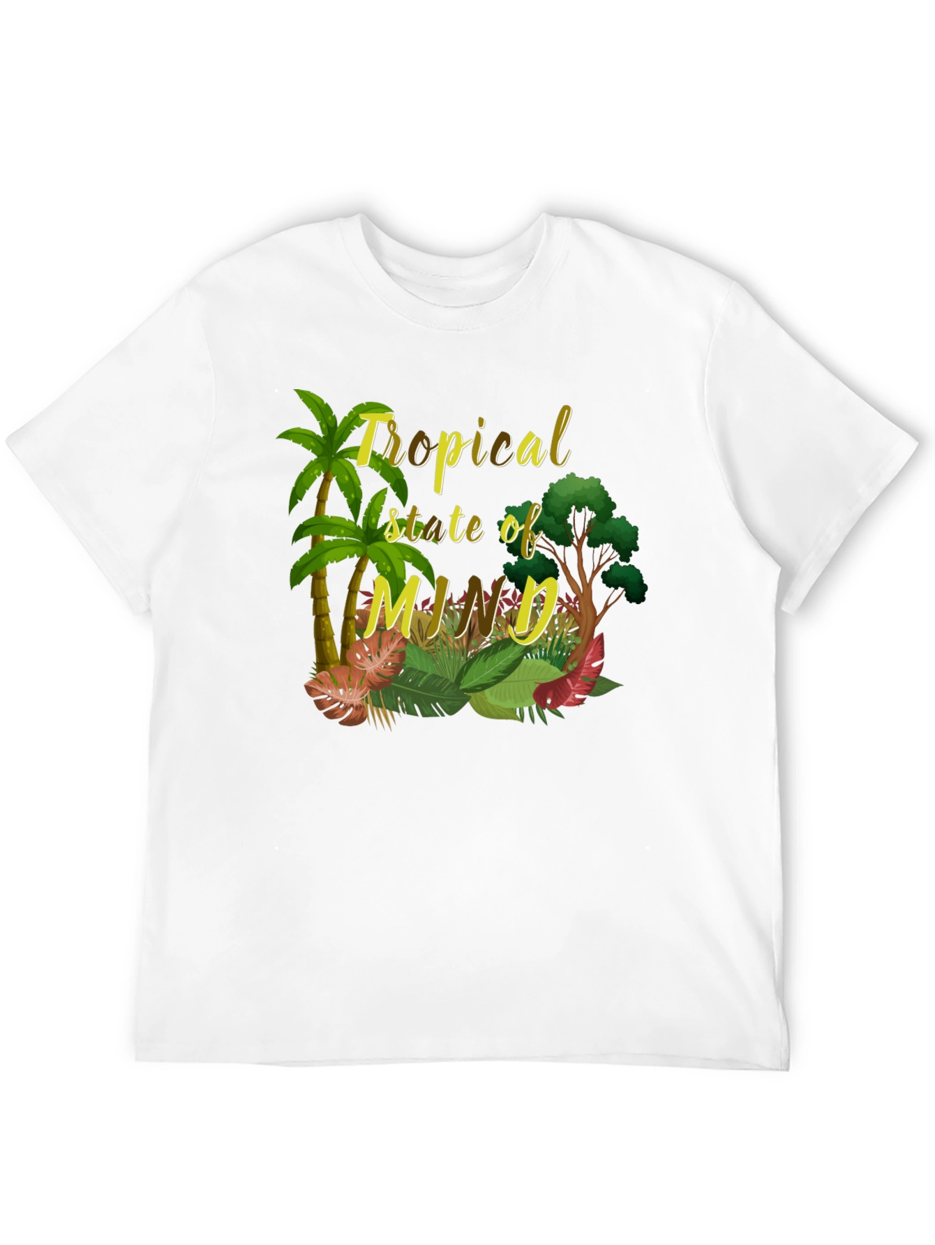 Tropical State of Mind Black T-Shirt