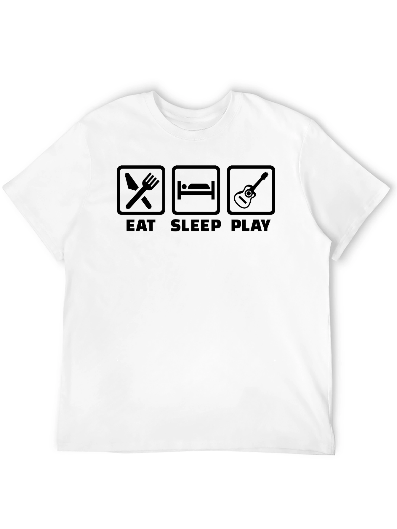 Eat Sleep Play Graphic Tee - Musicians Life Shirt