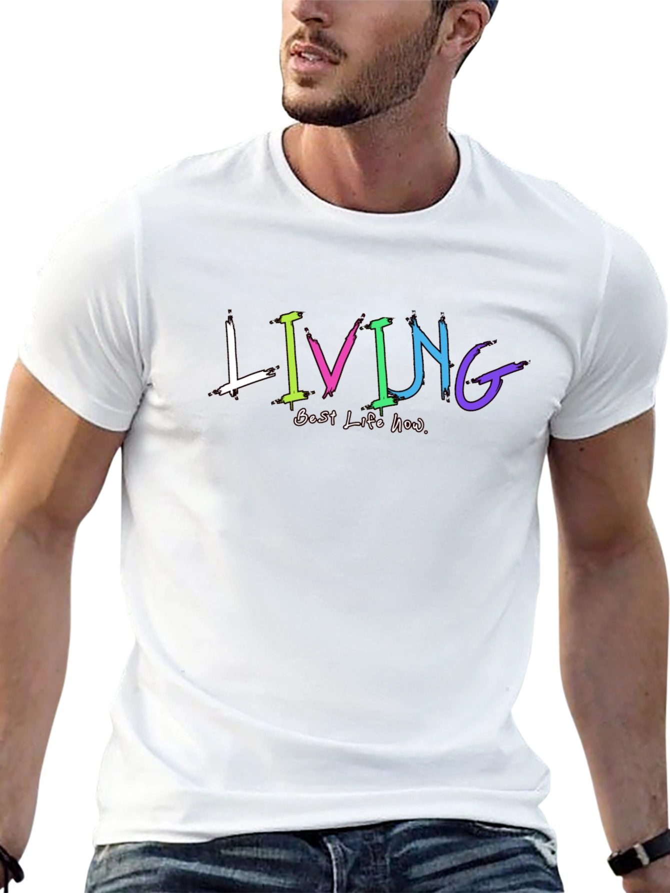Living Best Life Now Graphic T-Shirt
