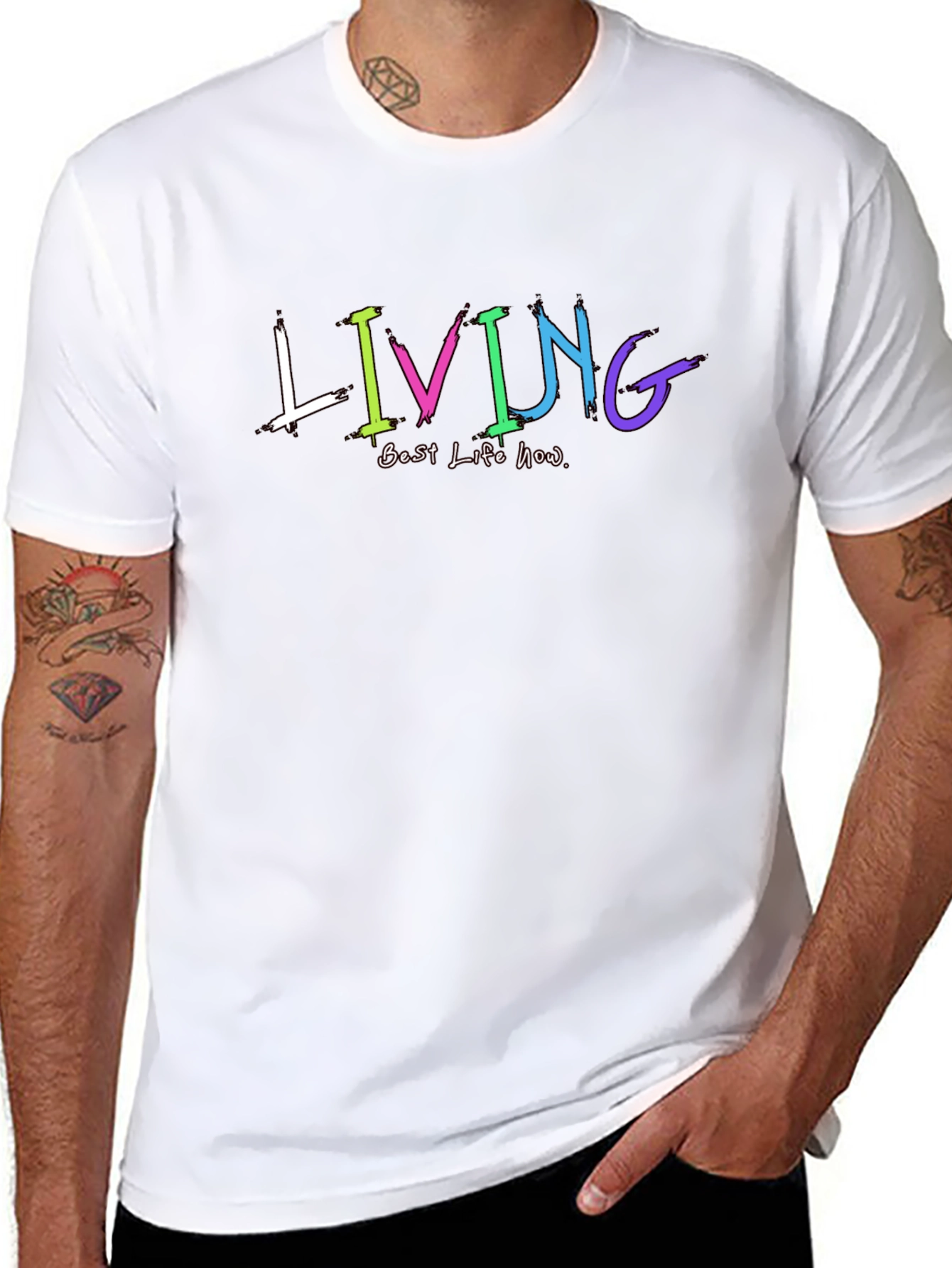 Living Best Life Now Graphic T-Shirt
