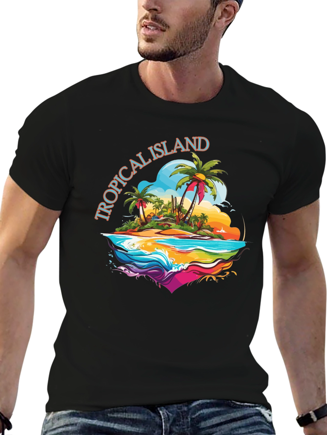 Tropical Island Graphic Tee