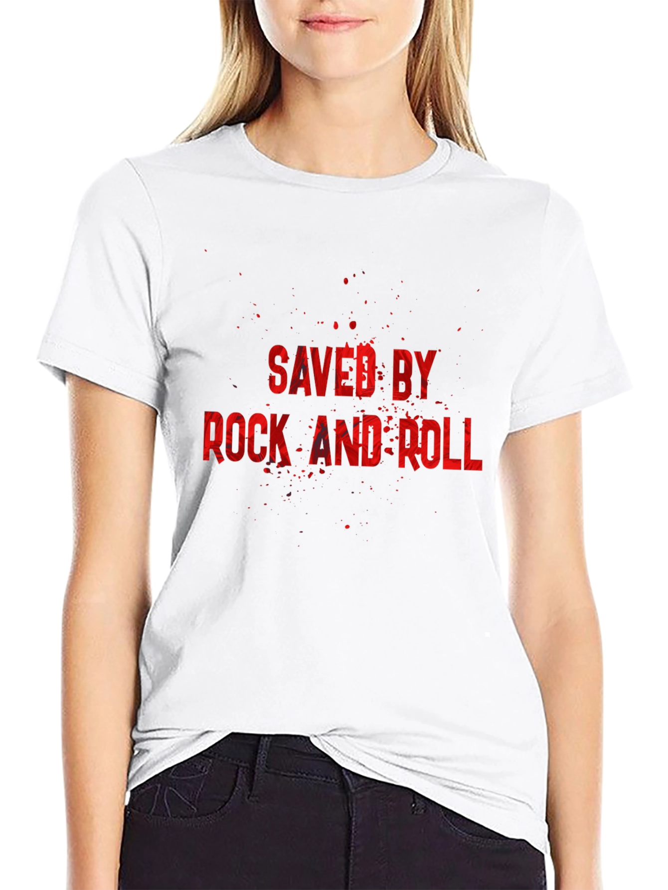 Saved by Rock and Roll Graphic Tee