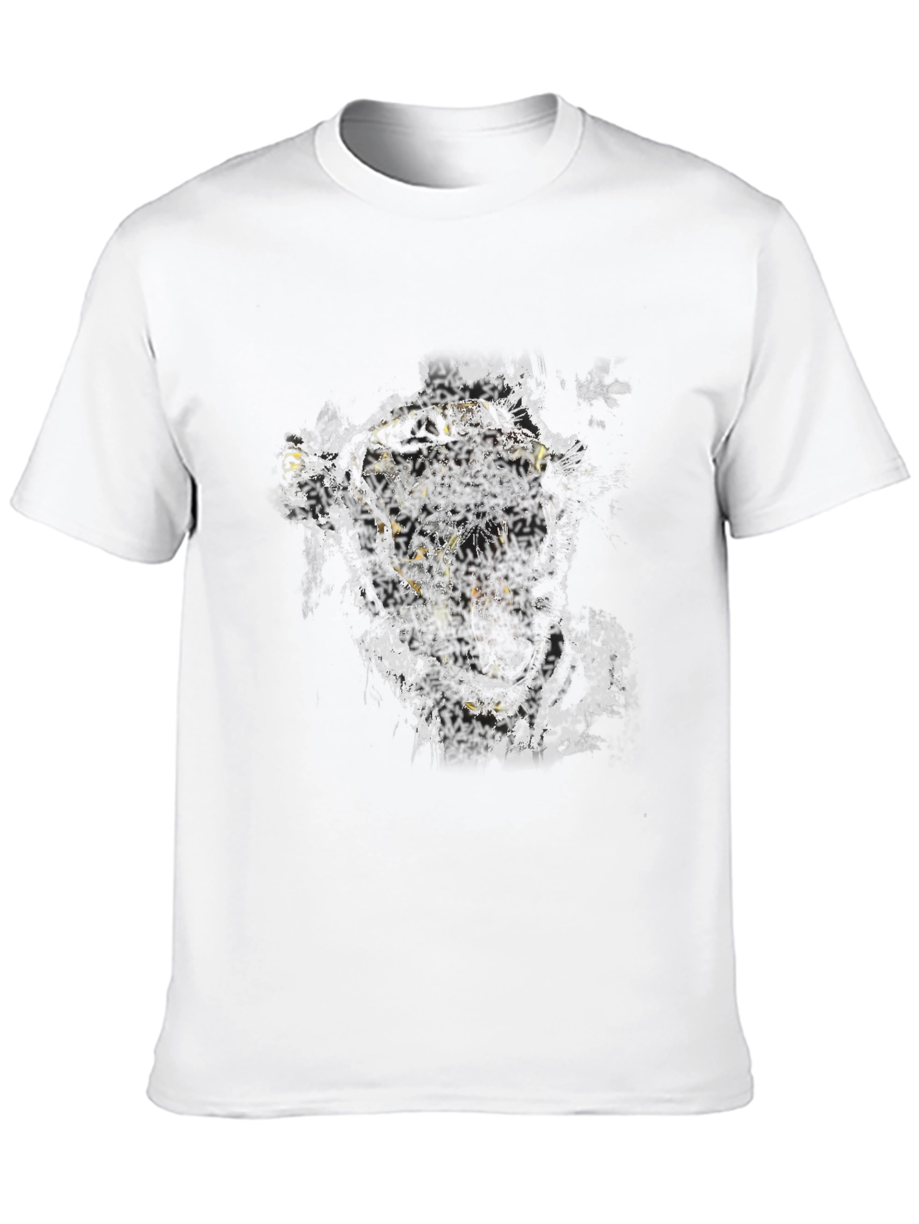 Tiger Graphic Black T-Shirt - Bold Animal Print Tee