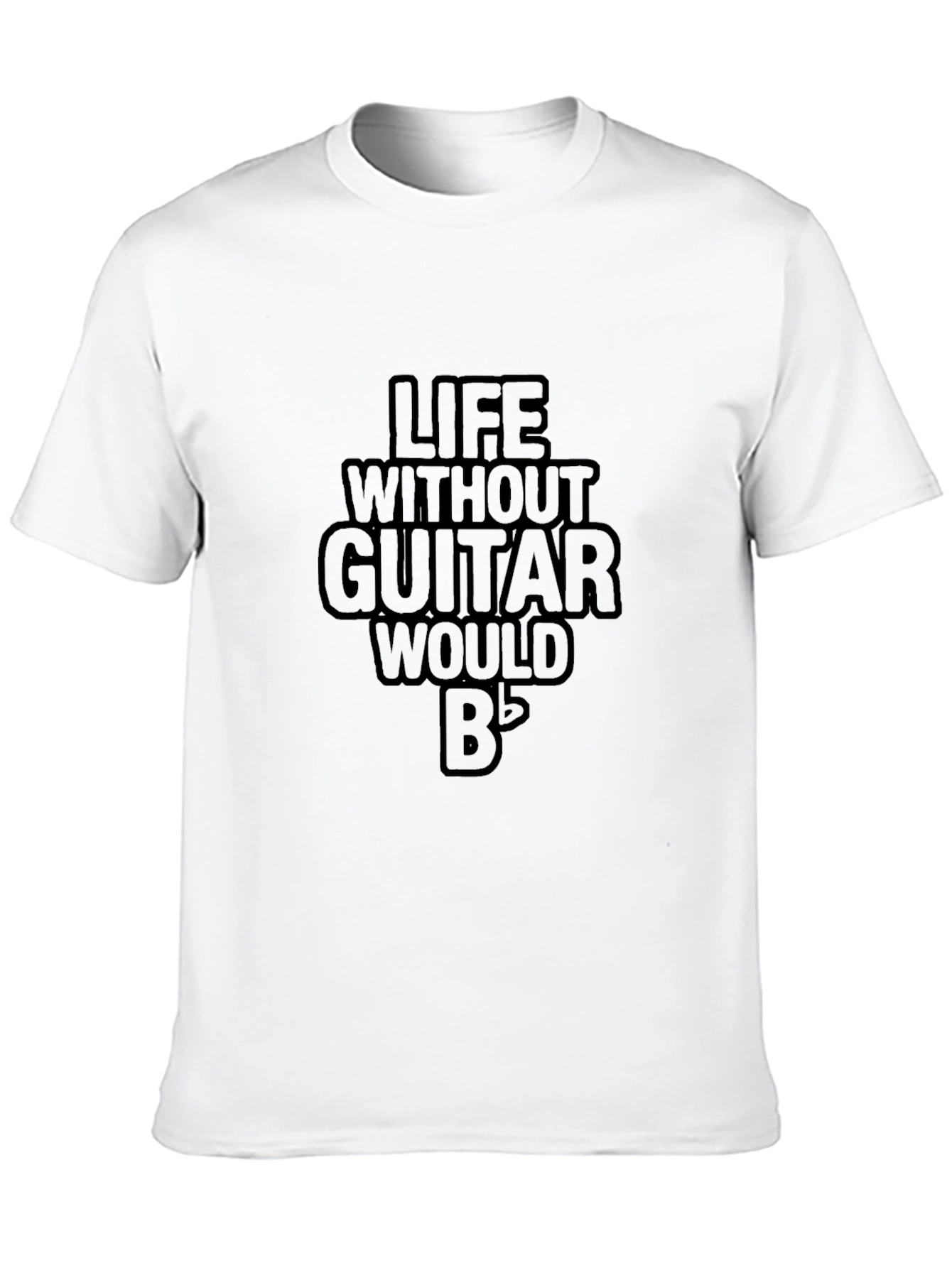 Life Without Guitar T-Shirt - Musician Tee