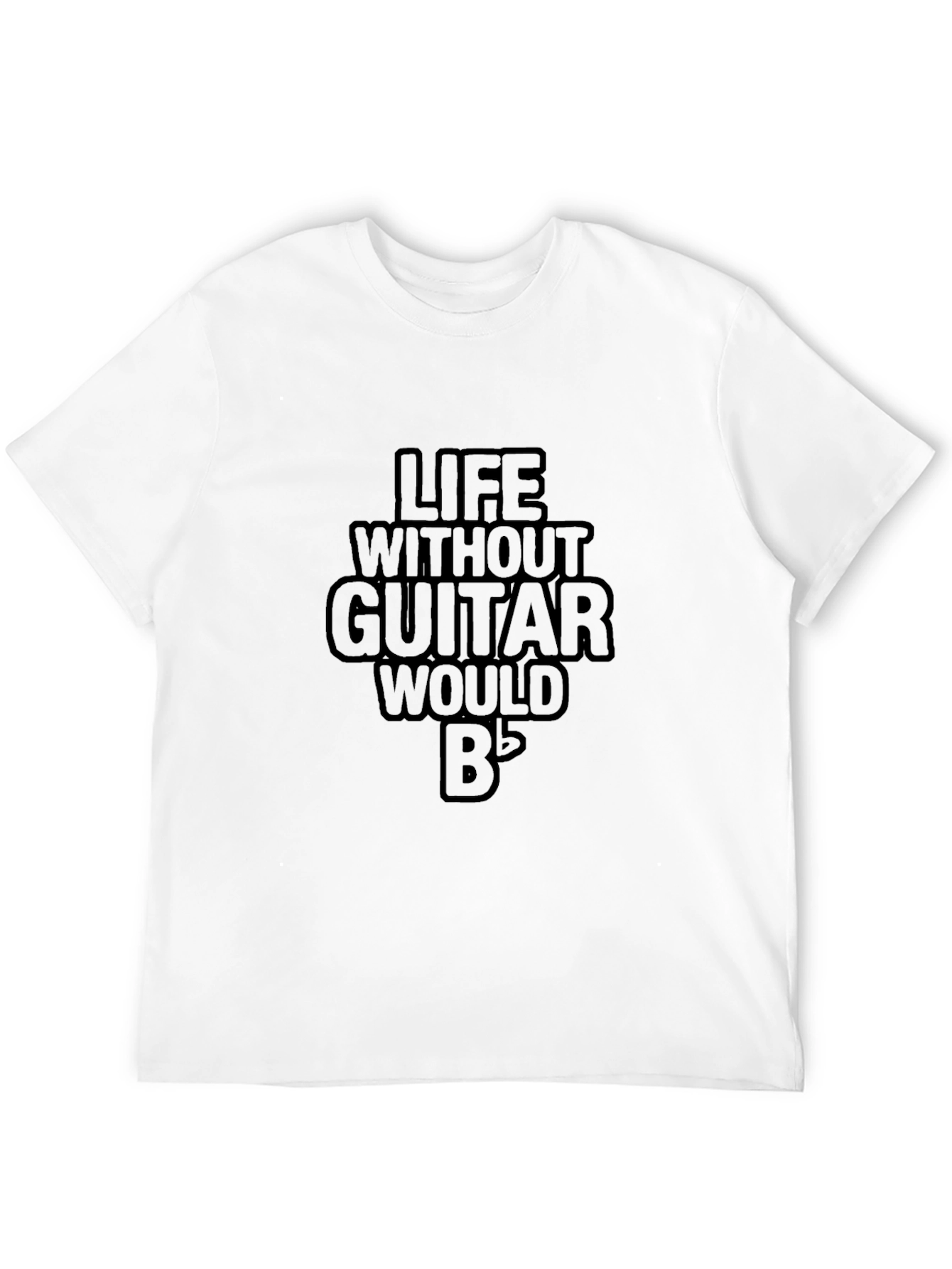 Life Without Guitar T-Shirt - Musician Tee