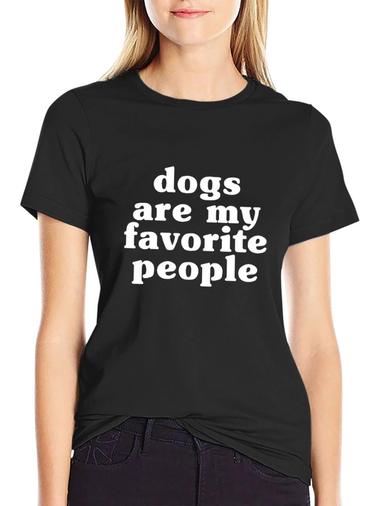 Dogs Are My Favorite People Graphic Tee