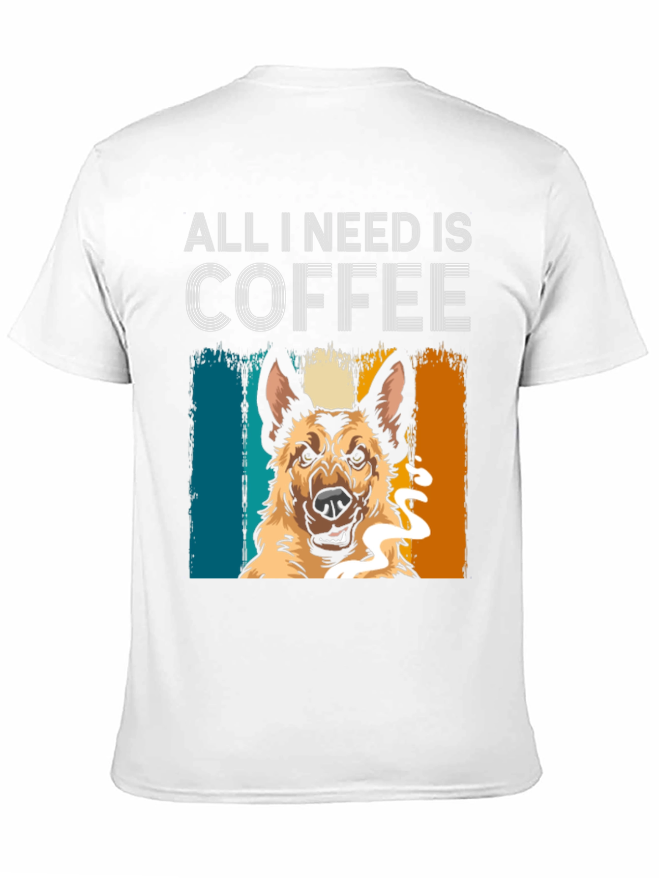 All I Need is Coffee Dog T-Shirt