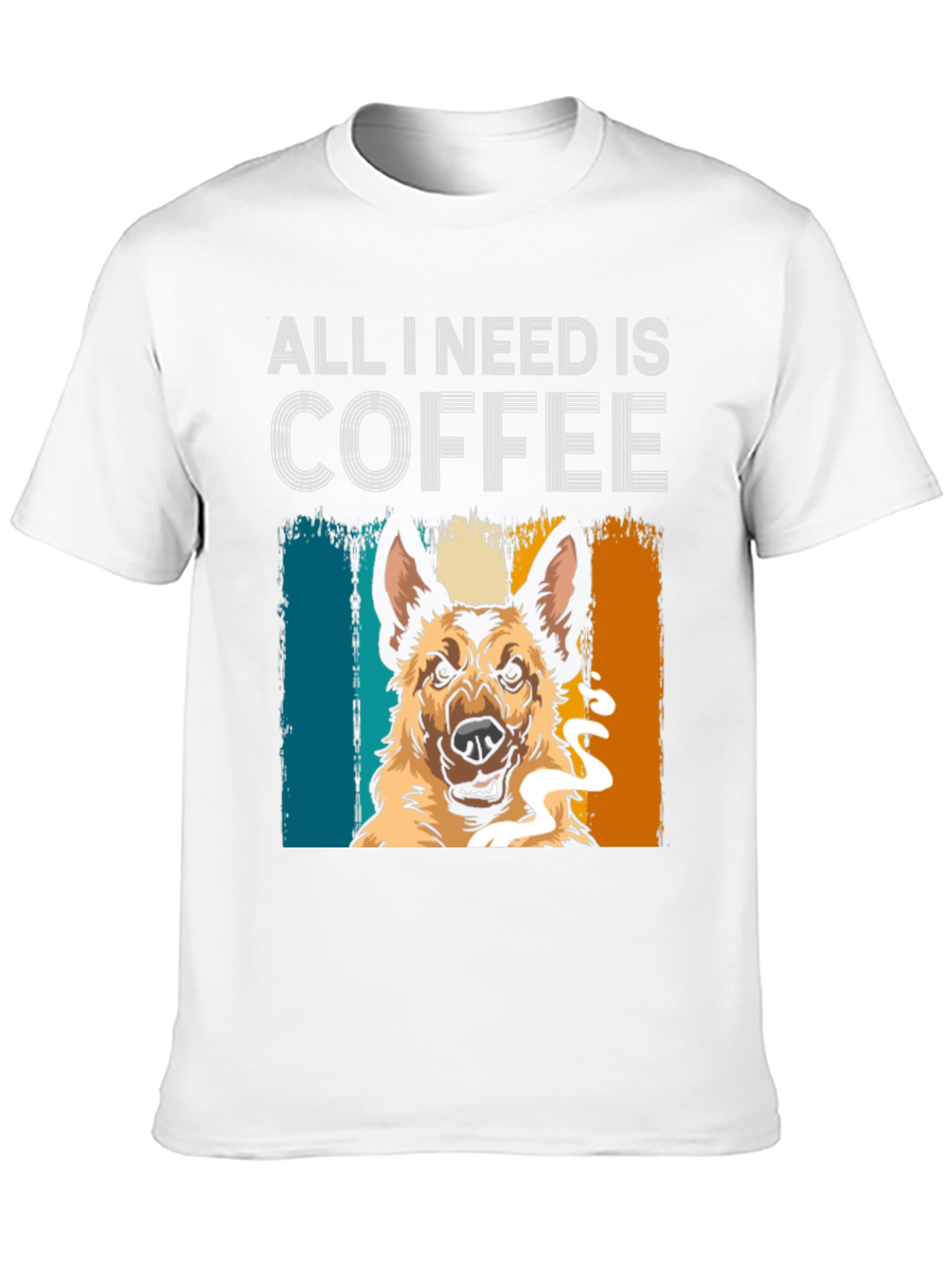 All I Need is Coffee Dog T-Shirt