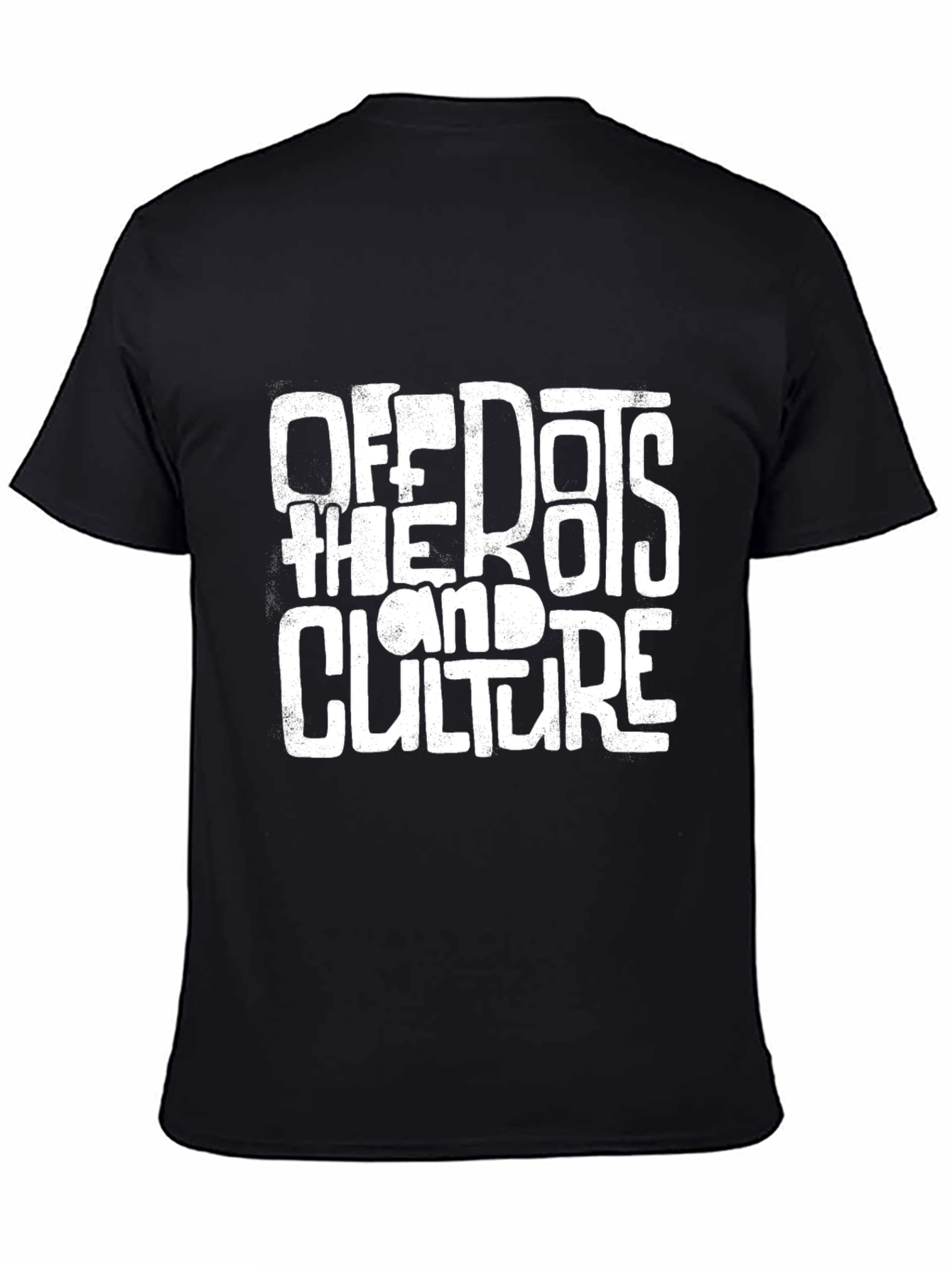 Off the Dots and Culture Black Graphic T-Shirt