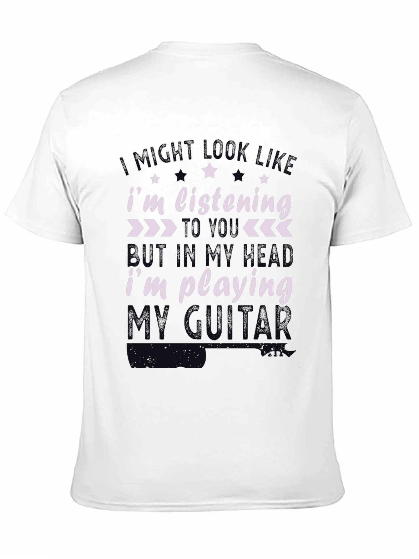 Musician T-Shirt: Im Playing My Guitar