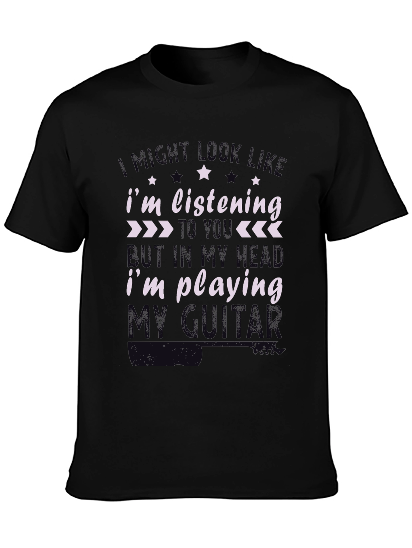 Musician T-Shirt: Im Playing My Guitar