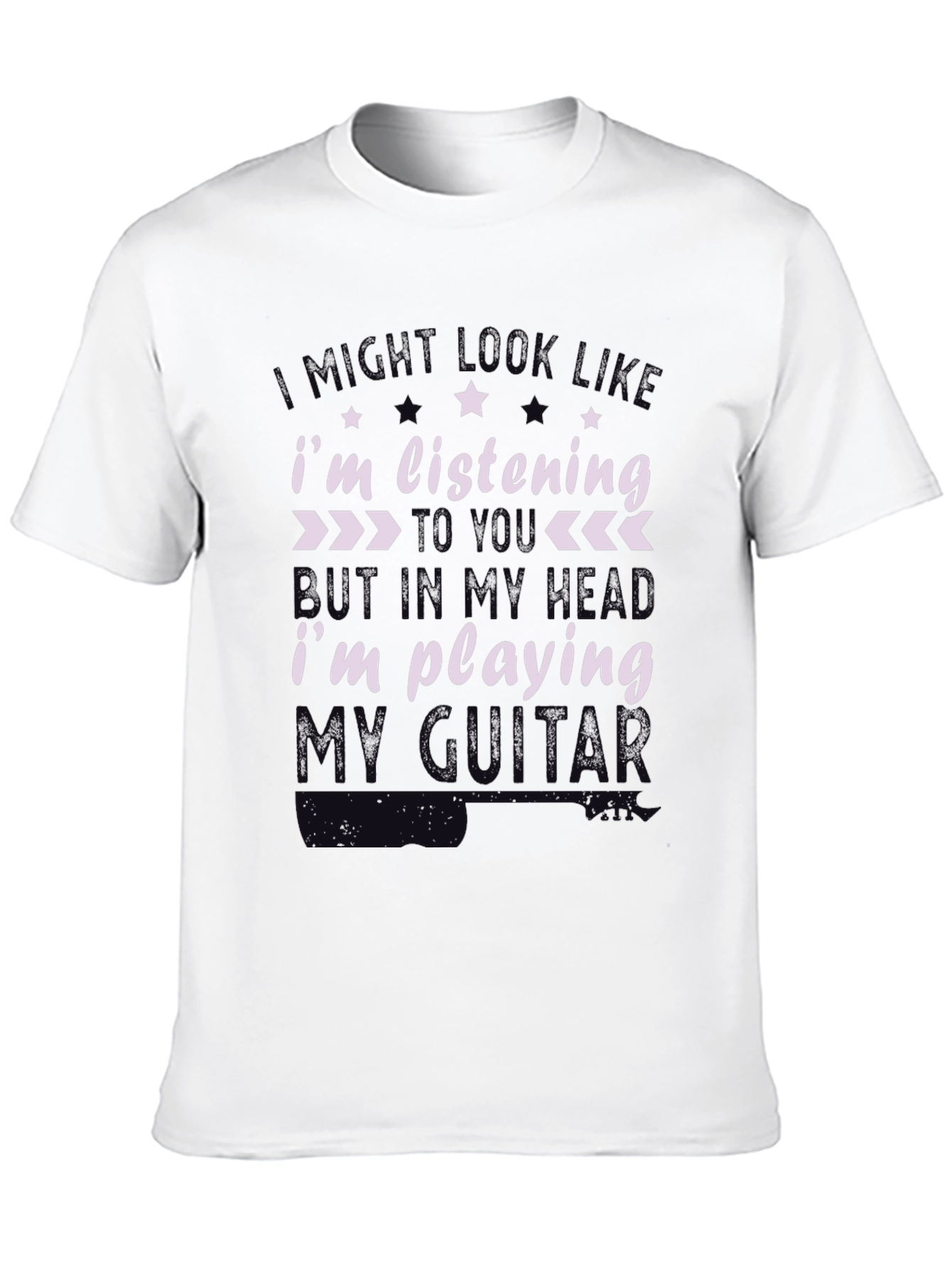 Musician T-Shirt: Im Playing My Guitar