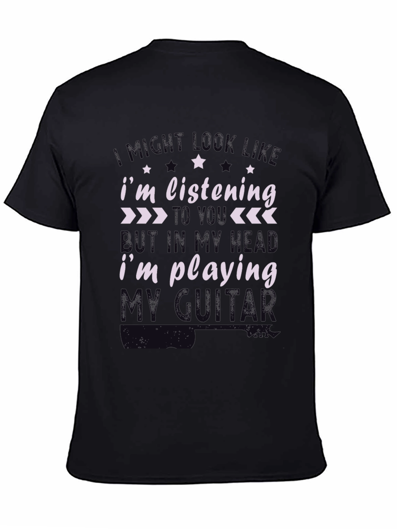 Musician T-Shirt: Im Playing My Guitar