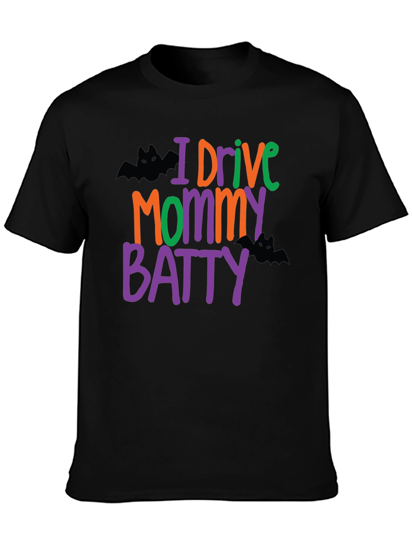 I Drive Mommy Batty T-Shirt Funny Halloween Tee