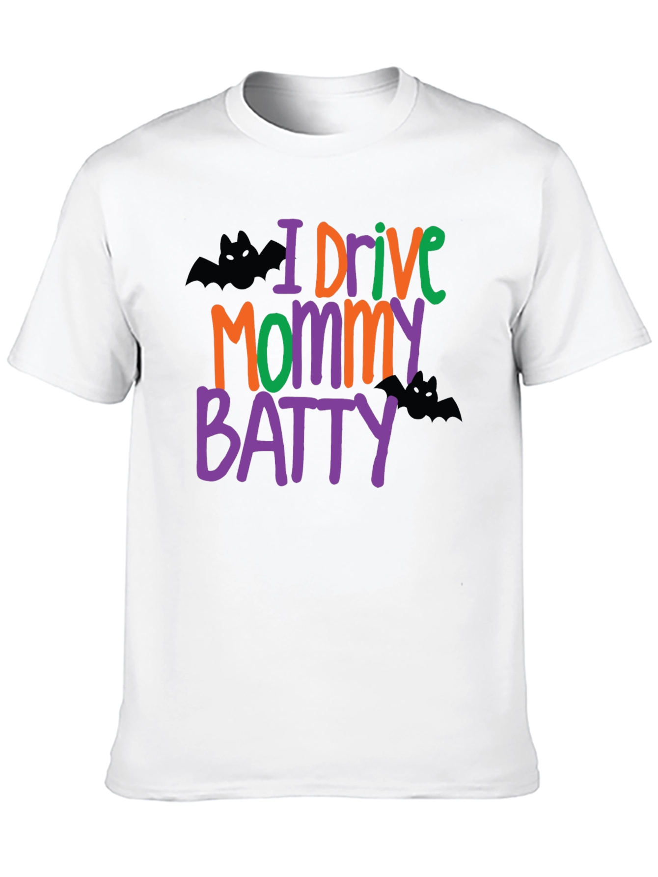I Drive Mommy Batty T-Shirt Funny Halloween Tee