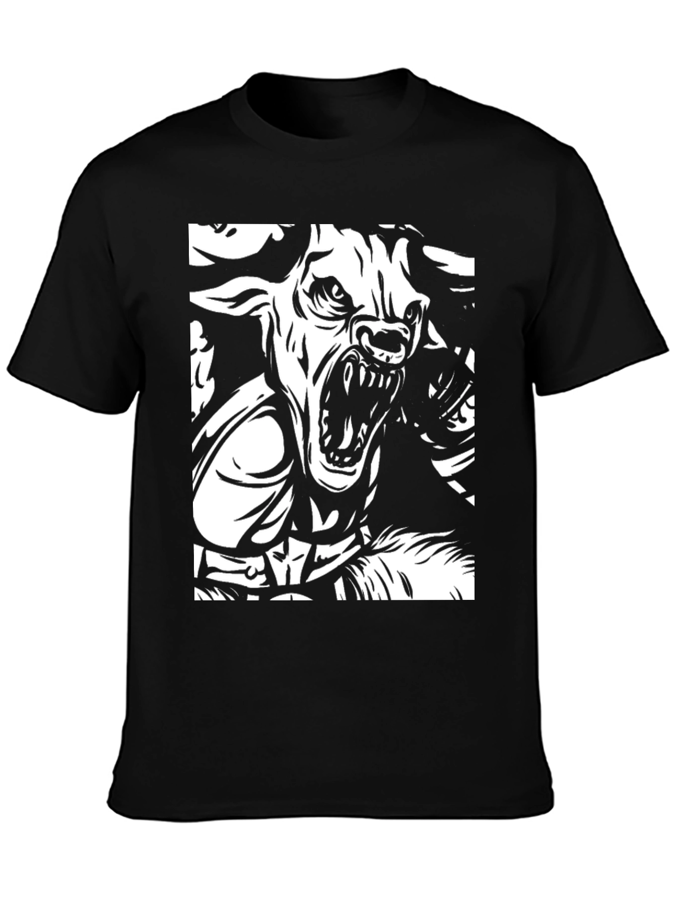 Minotaur Graphic Tee - Black