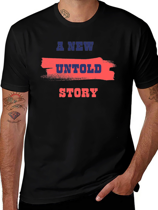 Untold Story Graphic Tee - Premium Cotton Blend