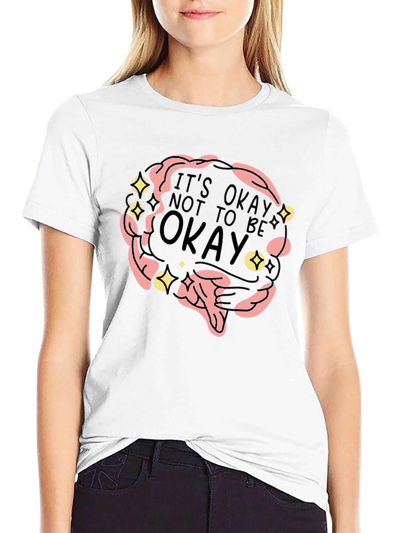 Its Okay To Be Not Okay Graphic Tee