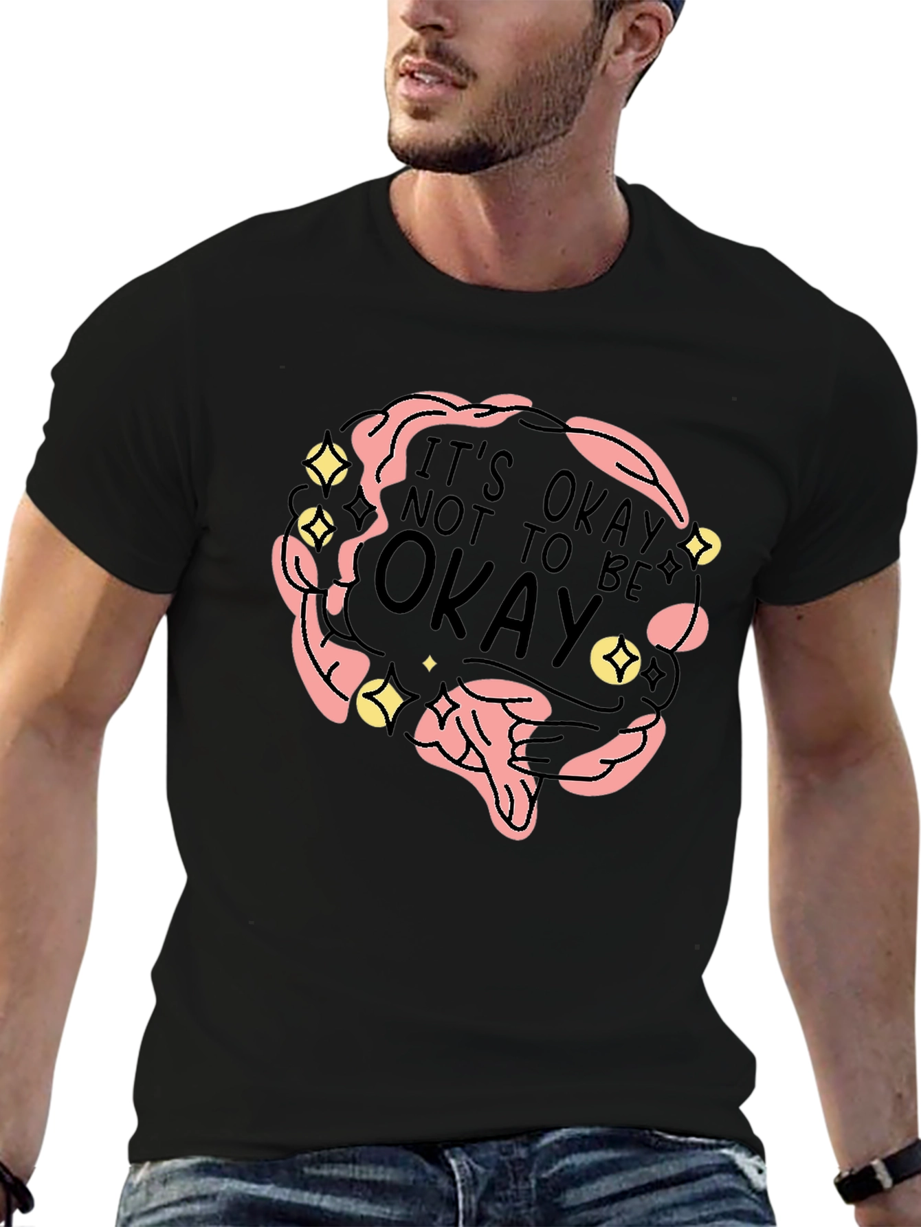 Its Okay To Be Not Okay Graphic Tee