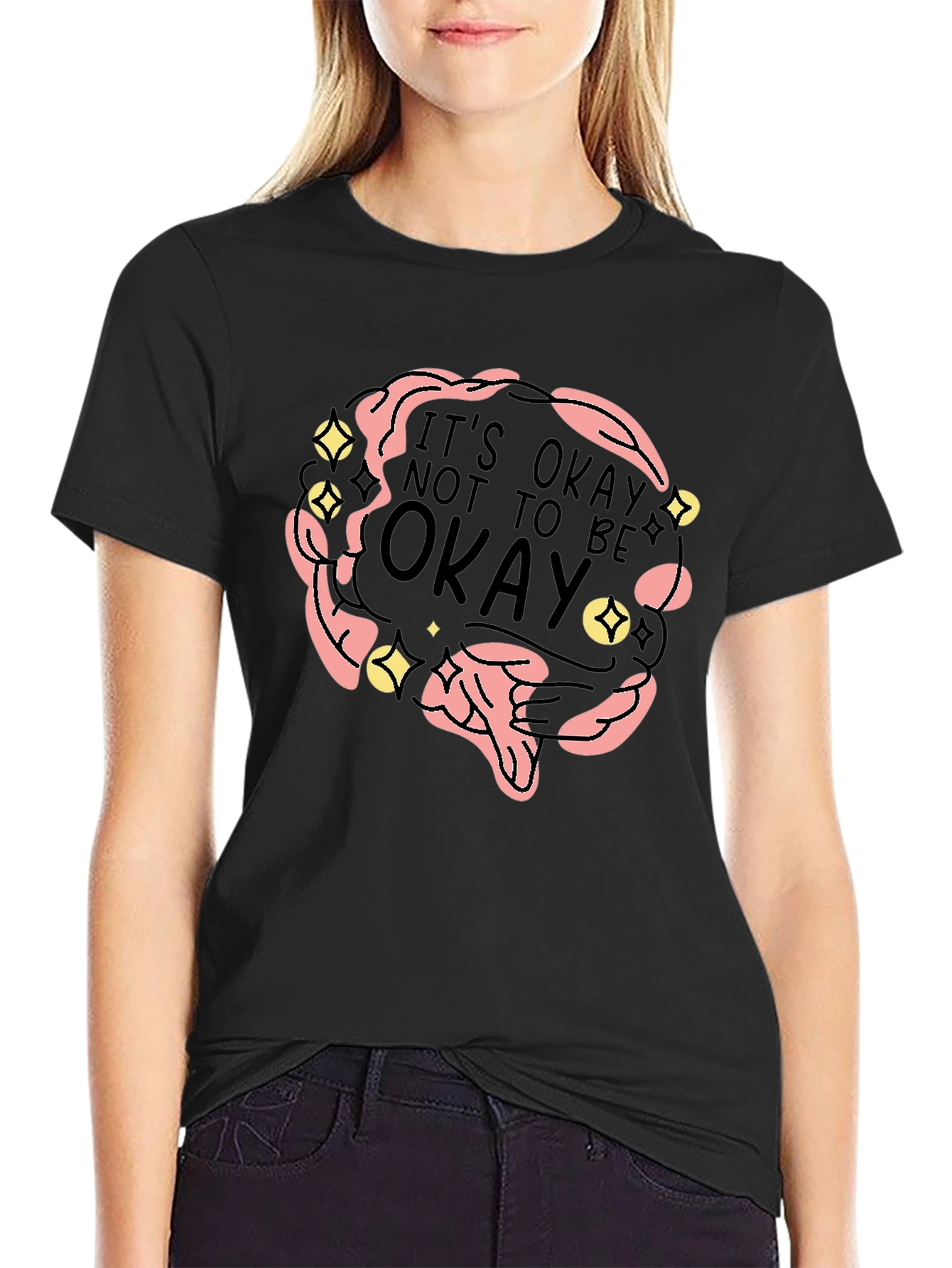 Its Okay To Be Not Okay Graphic Tee