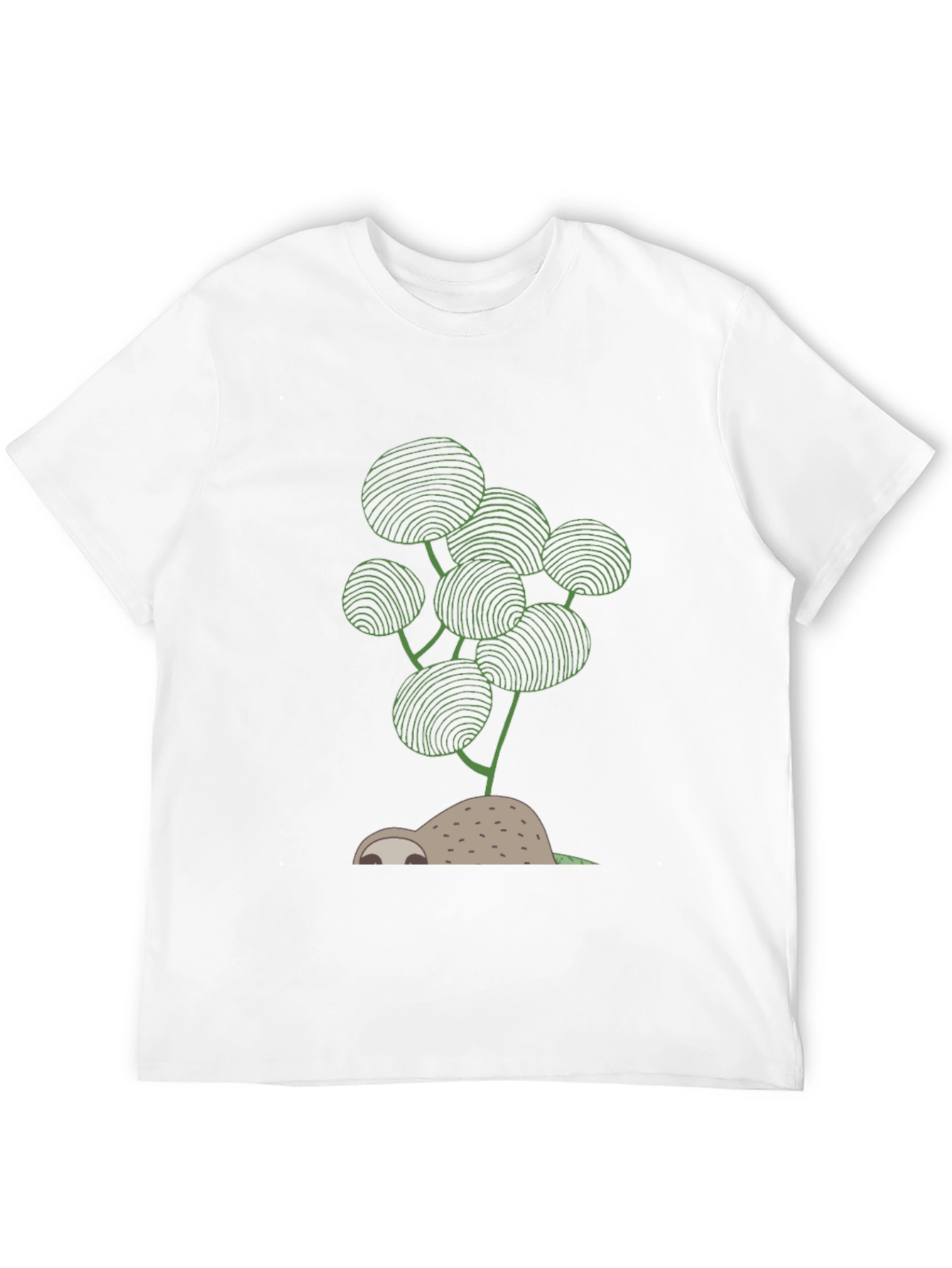 Sloth and Plant Graphic Tee
